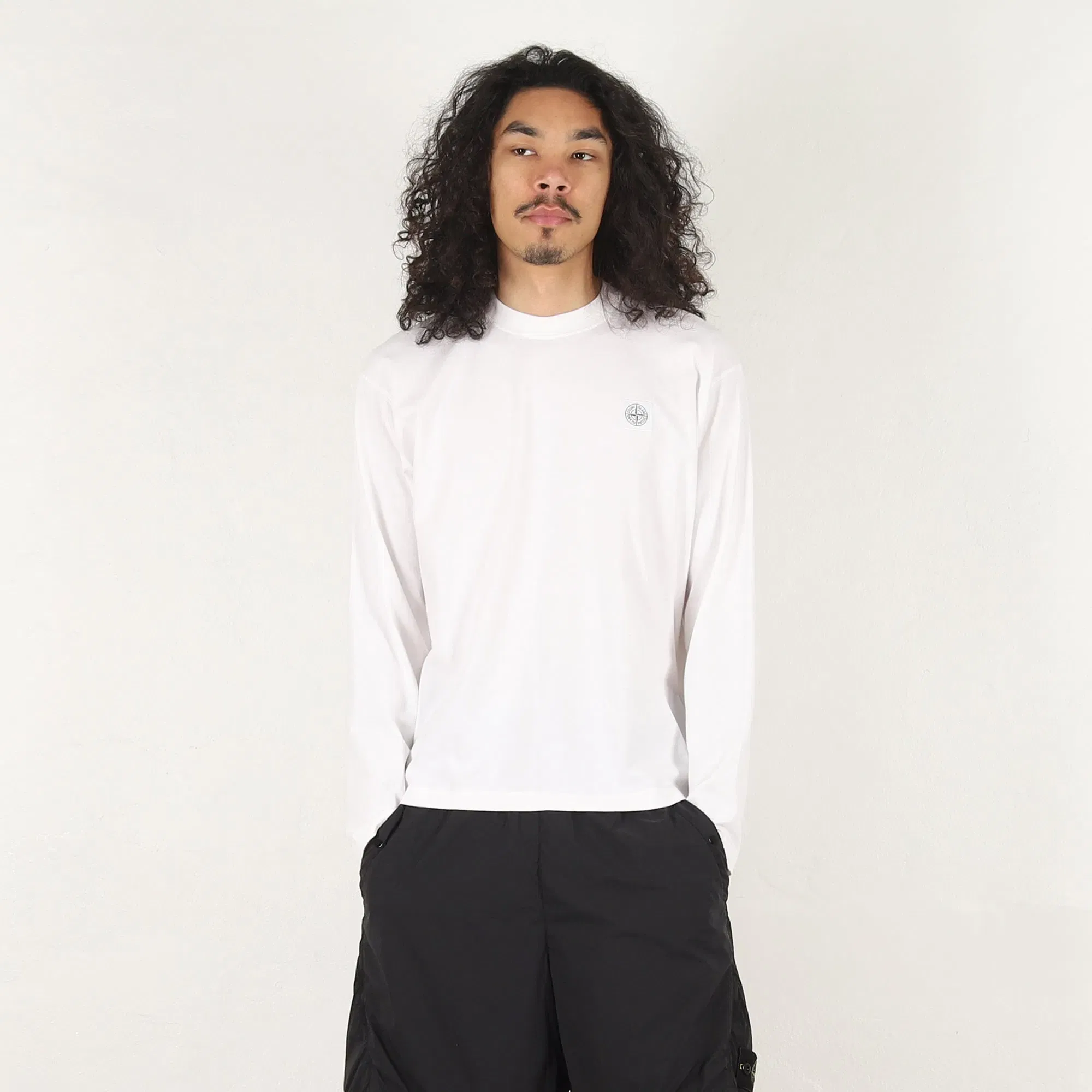 Stone Island 2100007 LS T-Shirt - White