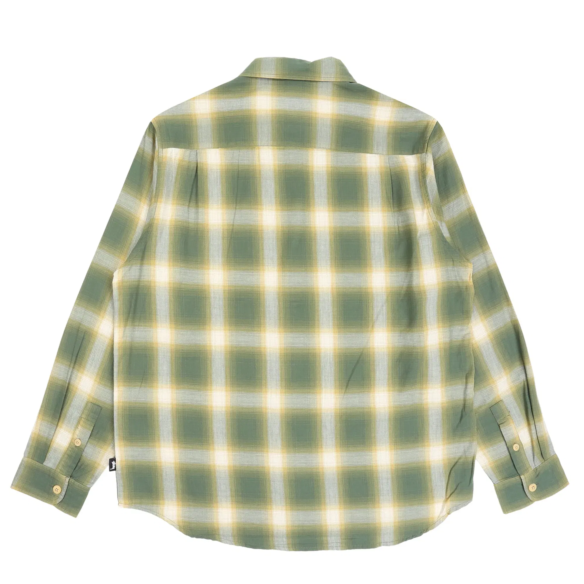Stussy Beach Ombre Plaid Shirt - Green