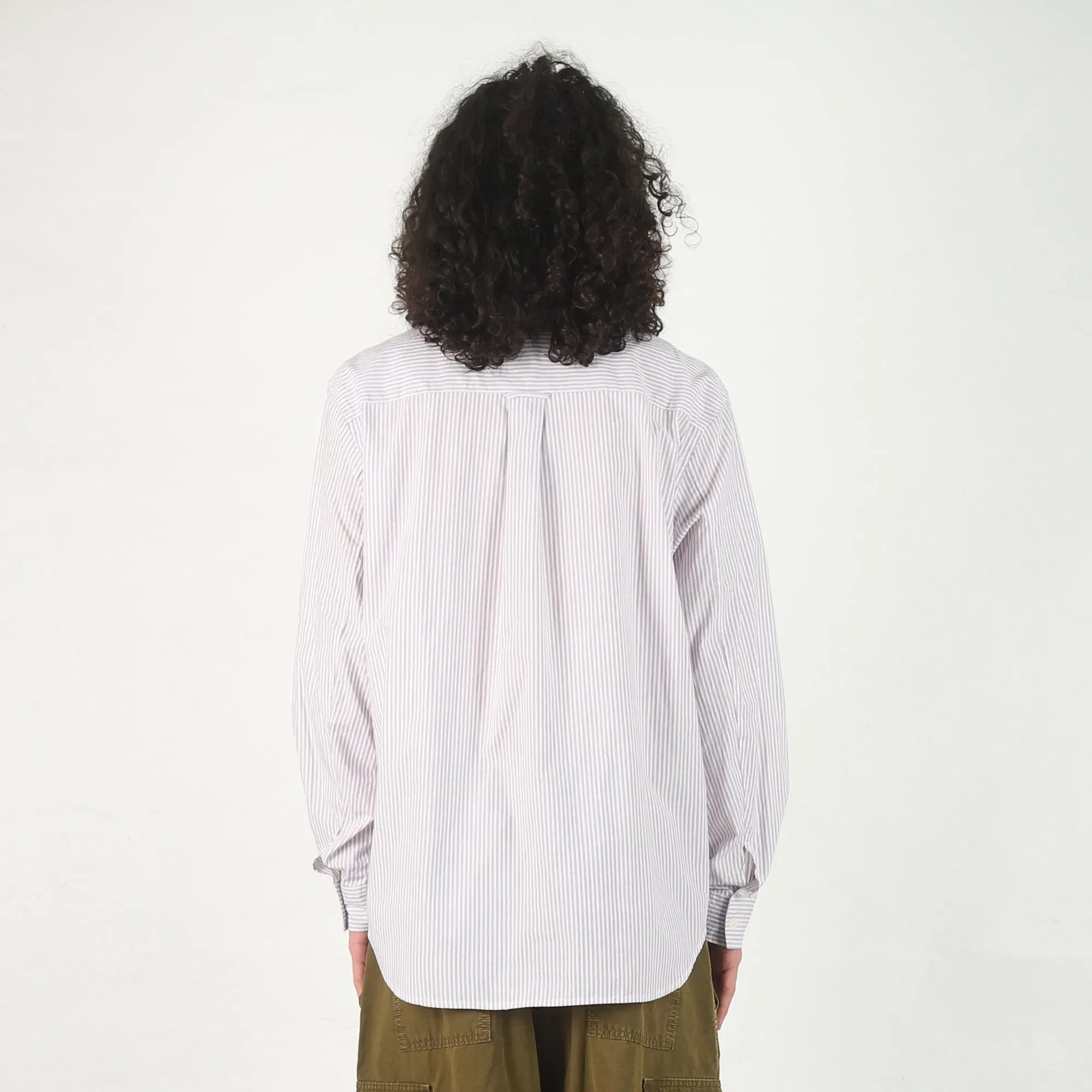 Stussy Standard LS Shirt - Purple Stripe
