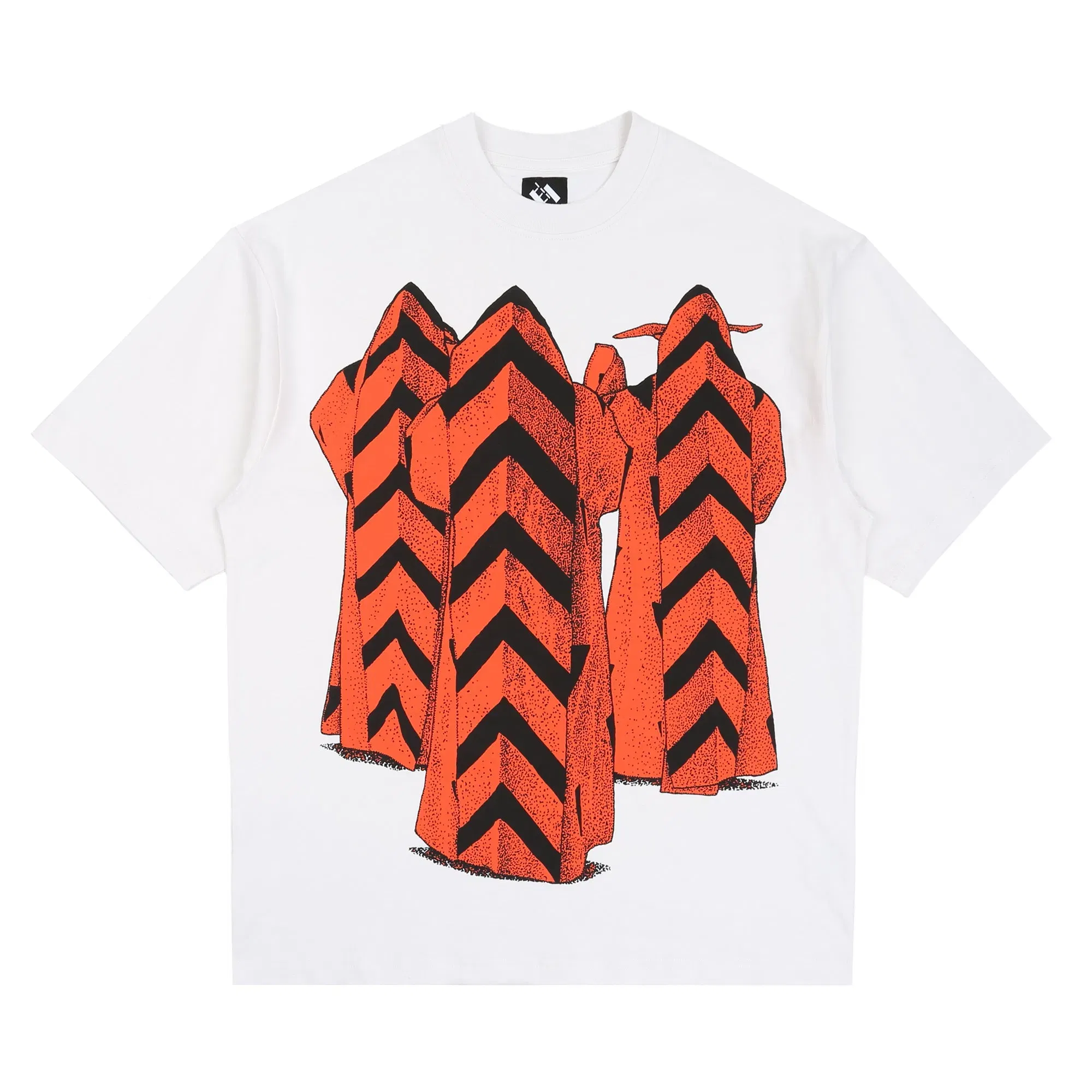 The Trilogy Tapes Chevron Brethen T-Shirt - White