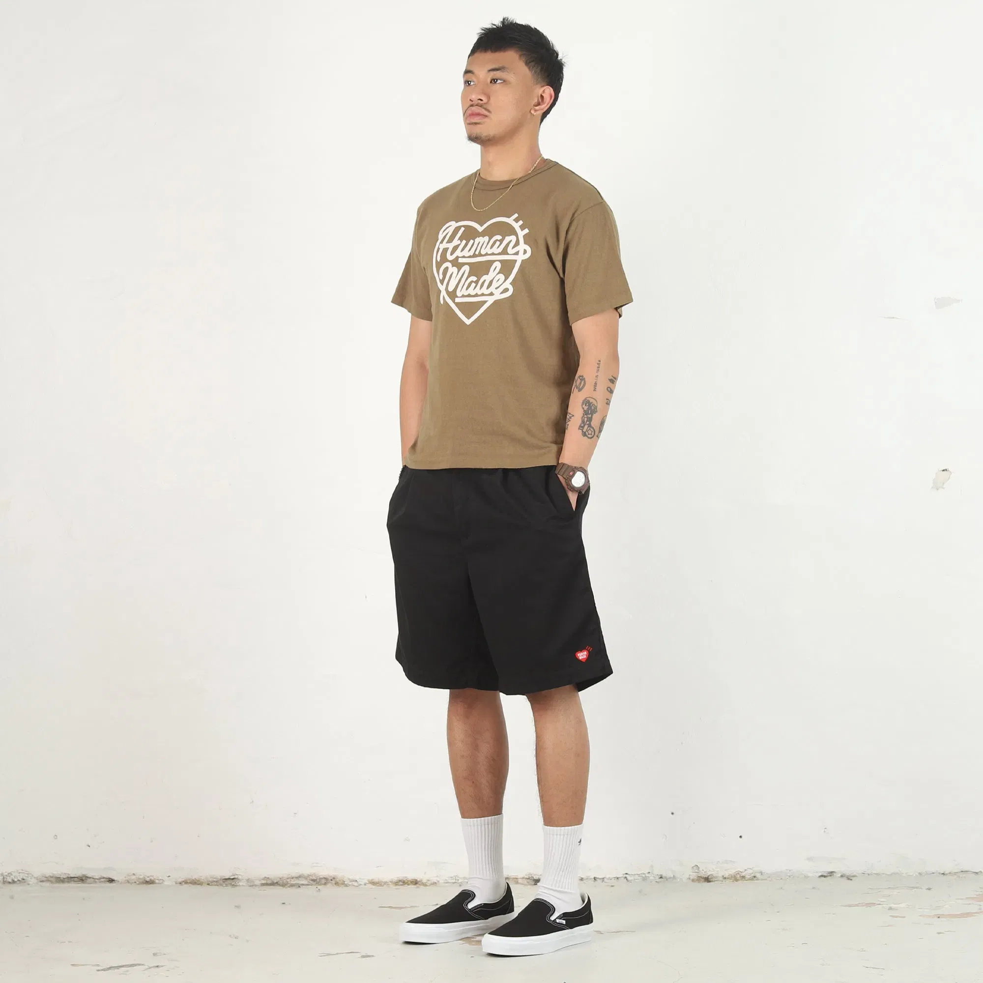 Human Made Color T-Shirt 3145 - Olive Drab