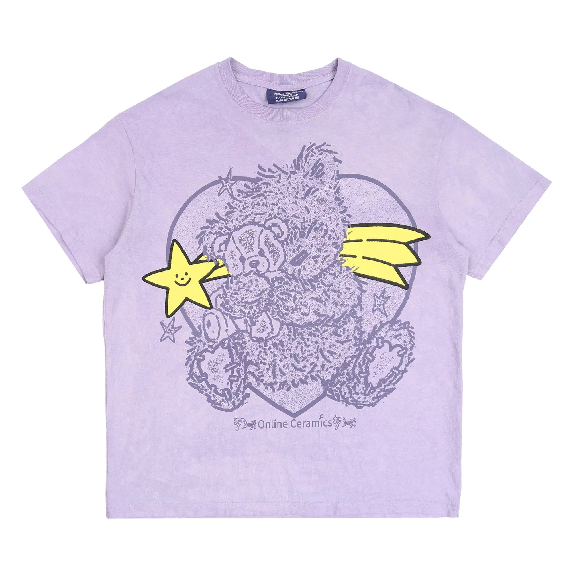 Online Ceramics Leave With Nothing T-Shirt - Purple