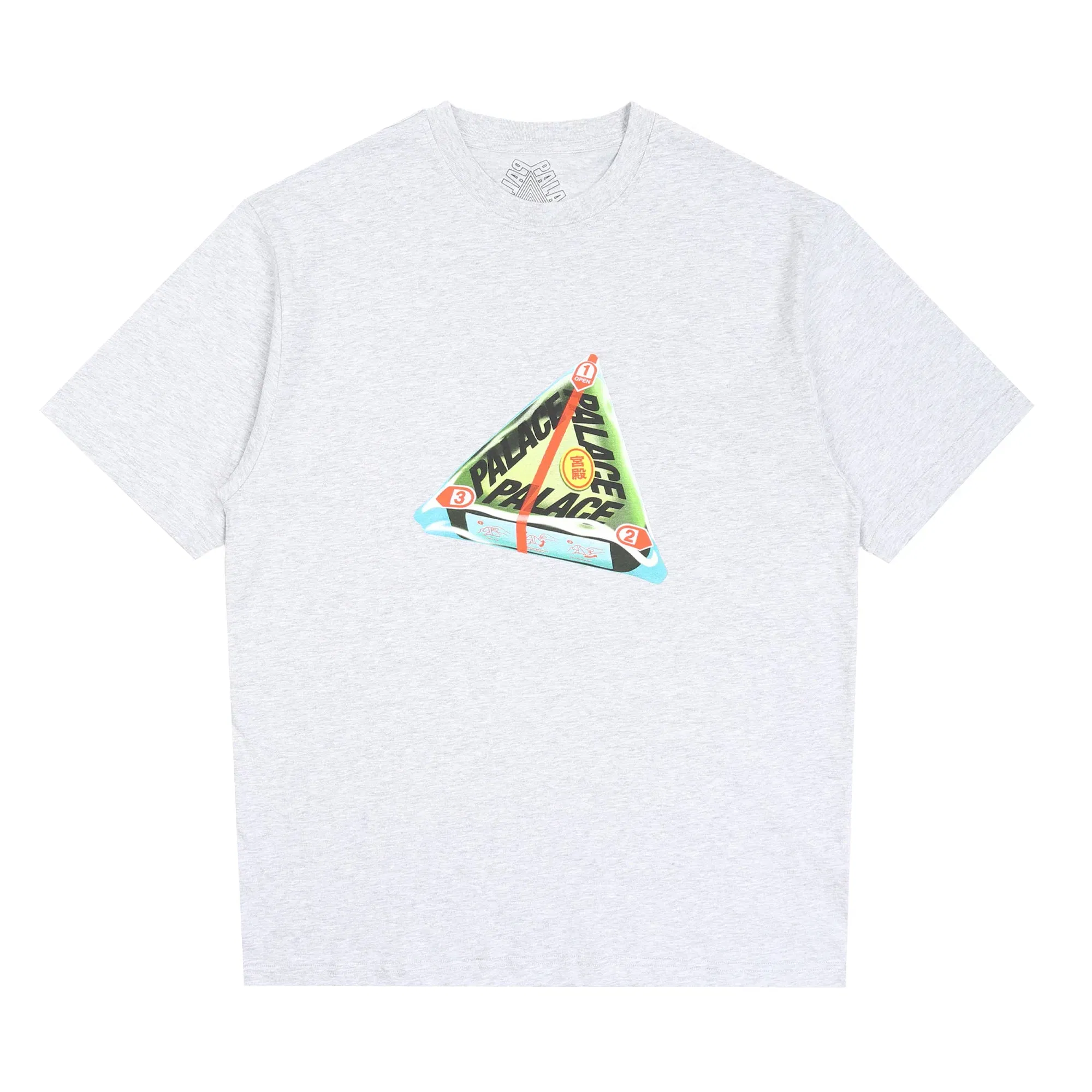 Palace Tri-Onigiri T-Shirt - Grey Marl