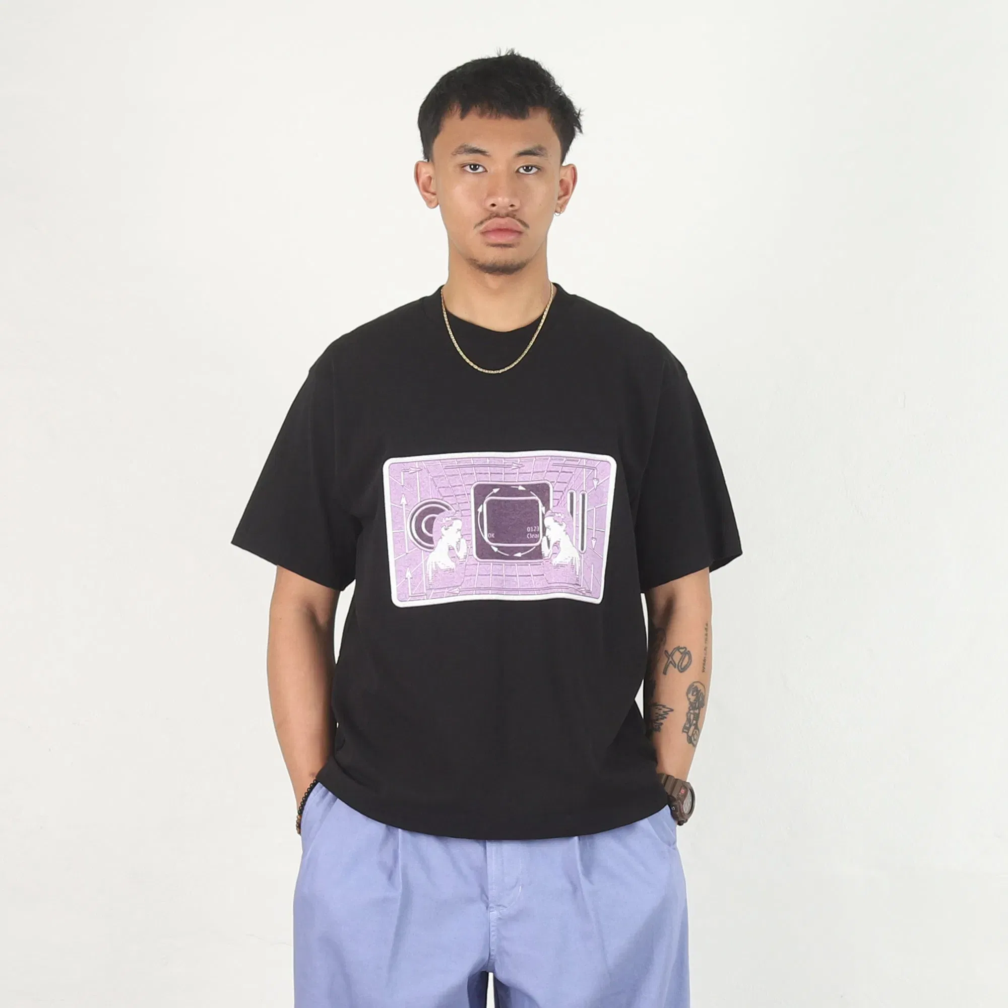 Cav Empt One Dimensional Projection T-Shirt - Black