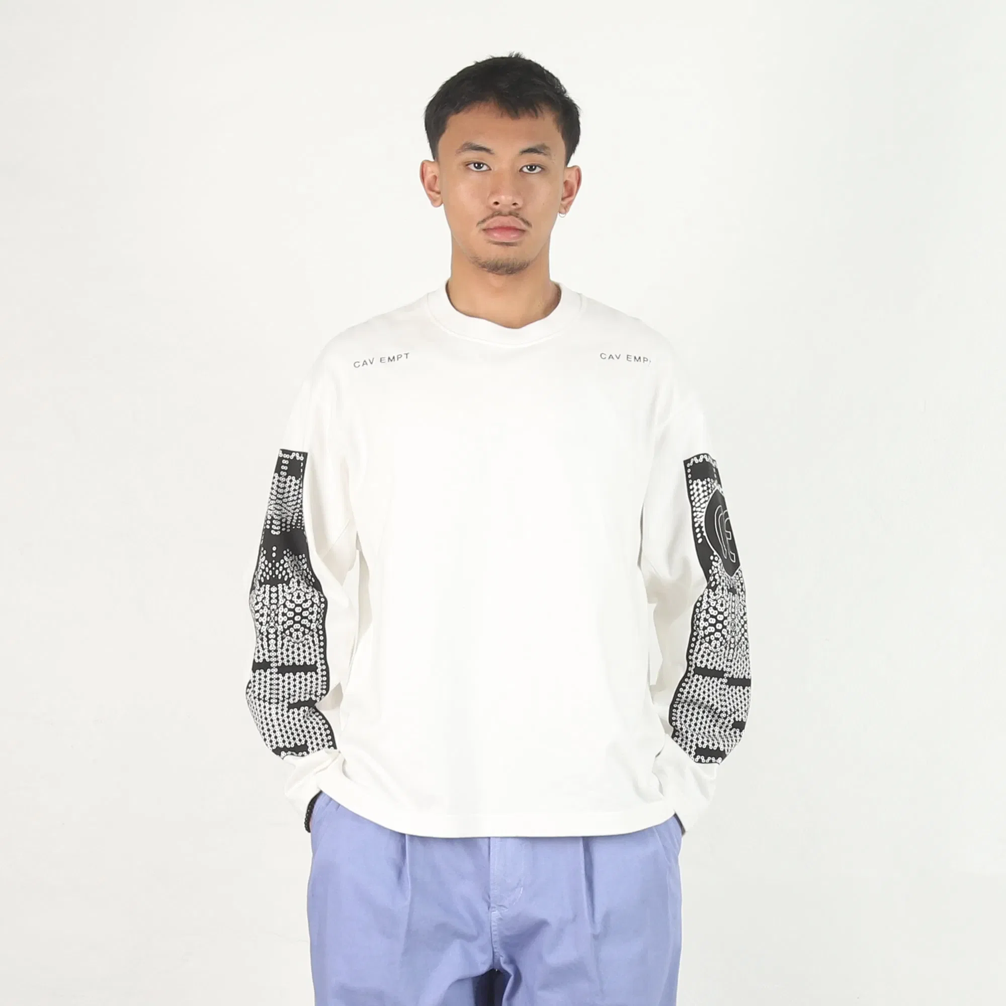 Cav Empt MD SitCon Heavy LS T-Shirt - White