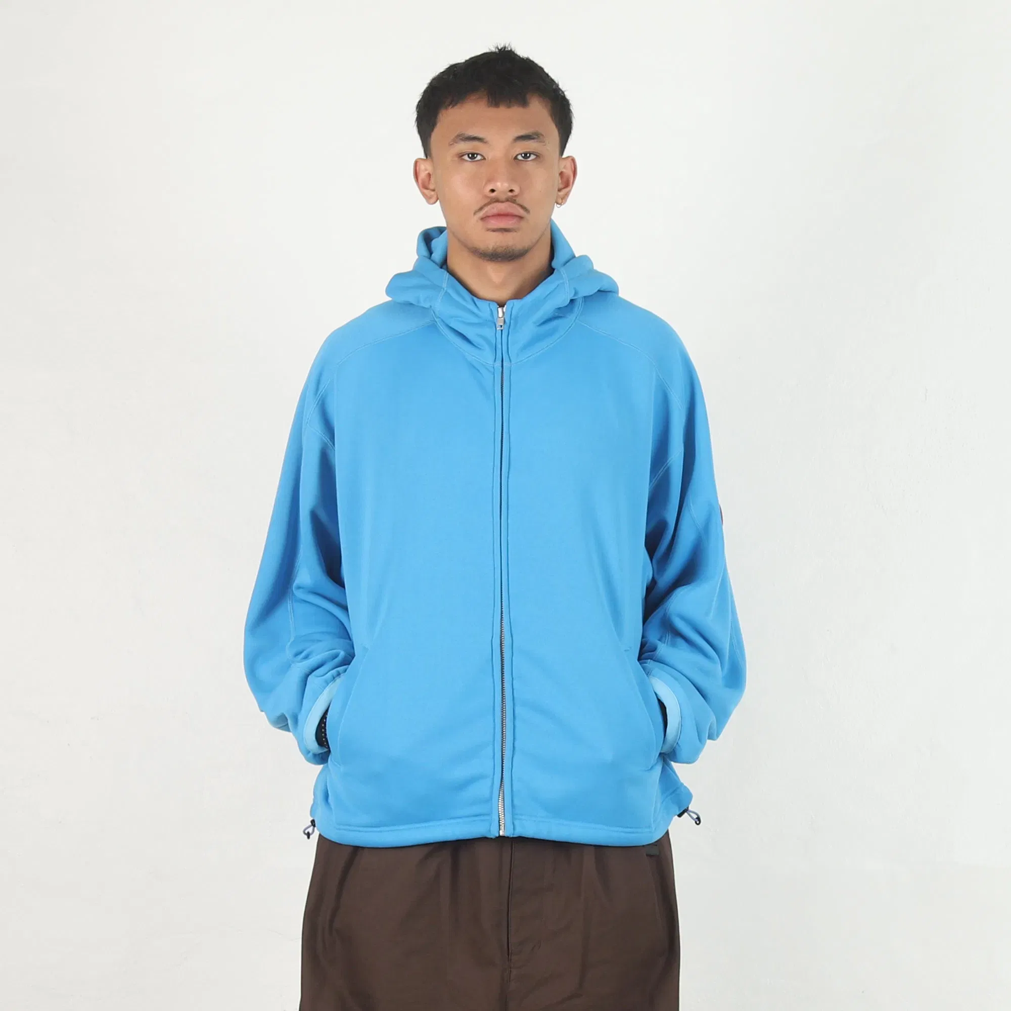 Cav Empt PE Jersey Zip Hoody - Blue