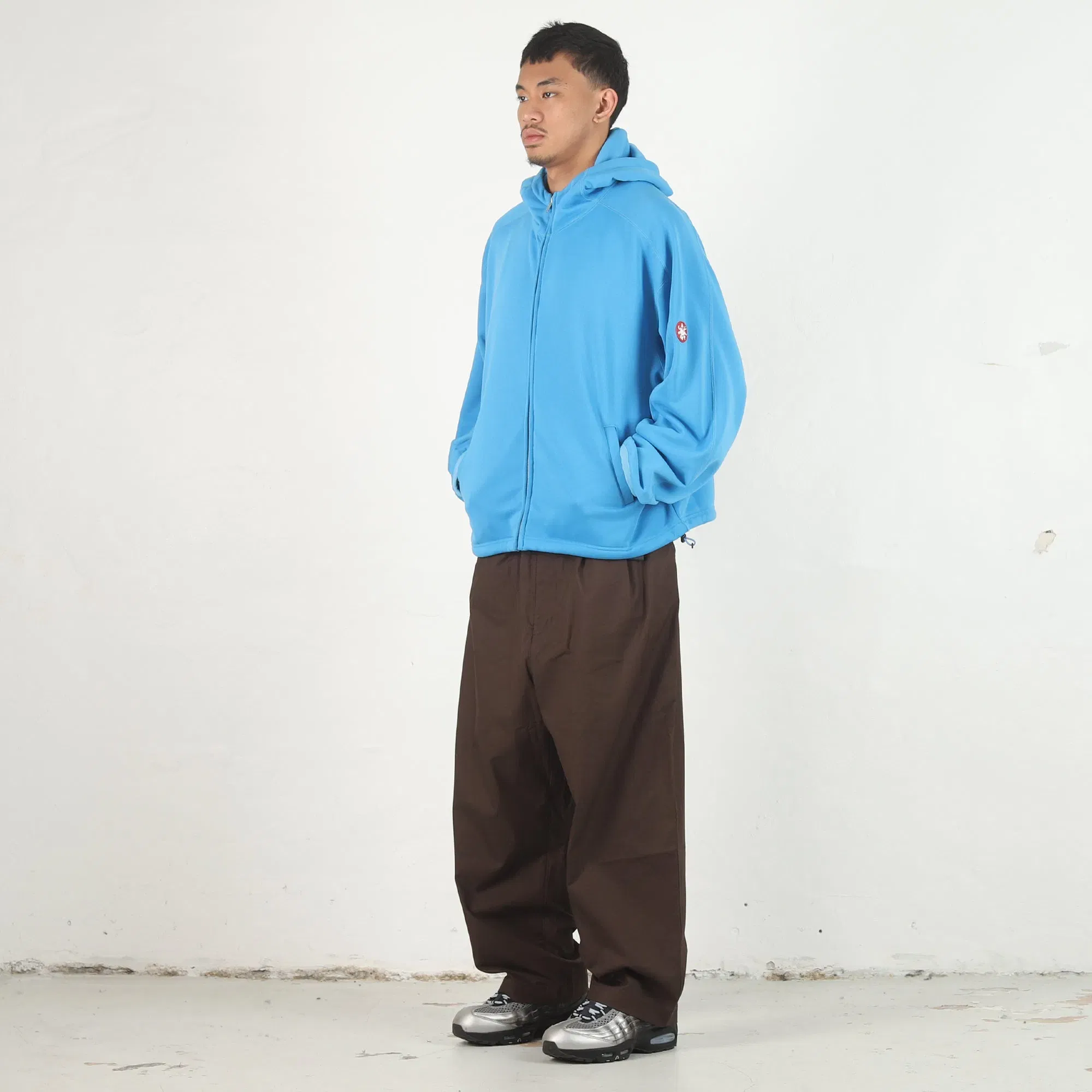 Cav Empt PE Jersey Zip Hoody - Blue