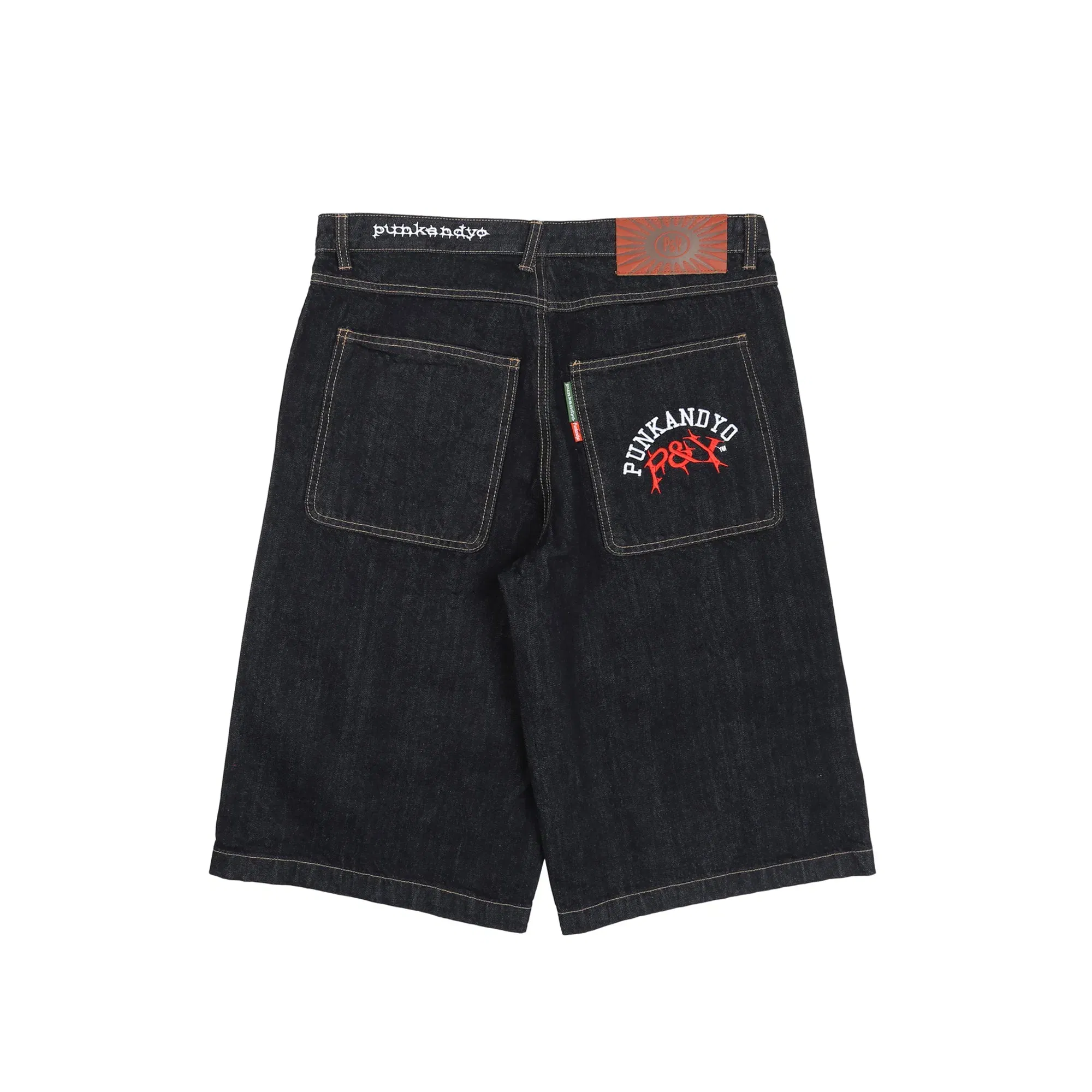 Punkandyo Curve Denim Shorts - Indigo