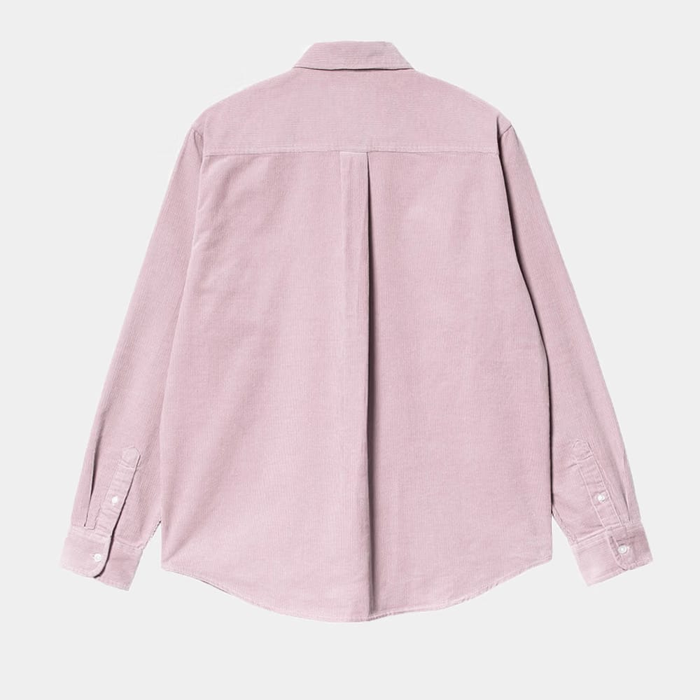 Carhartt Work in Progress Carhartt WIP L/S Madison Fine Cord Shirt - Pale Quartz / White