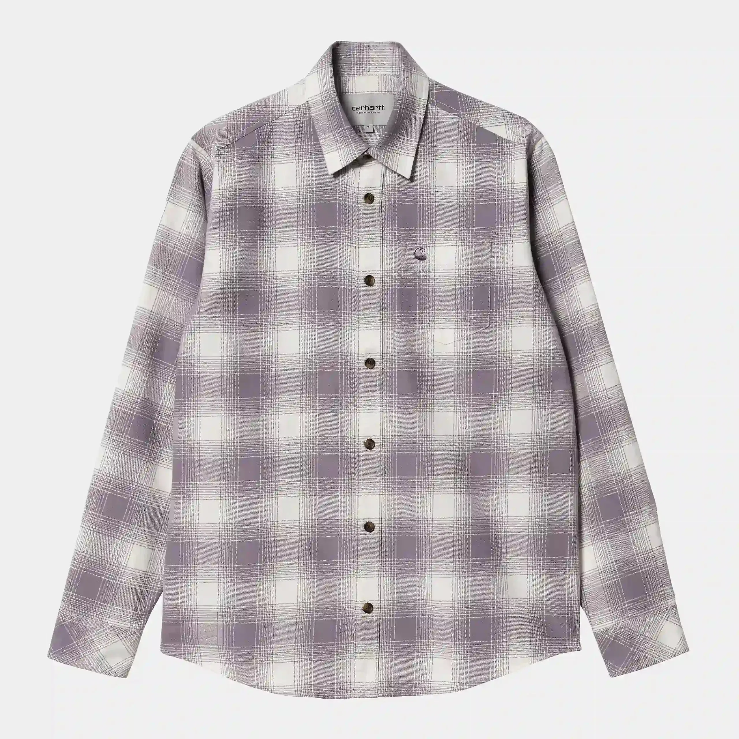 Carhartt Work in Progress Carhartt WIP L/S Deaver Shirt - Deaver Check / Misty Thistle