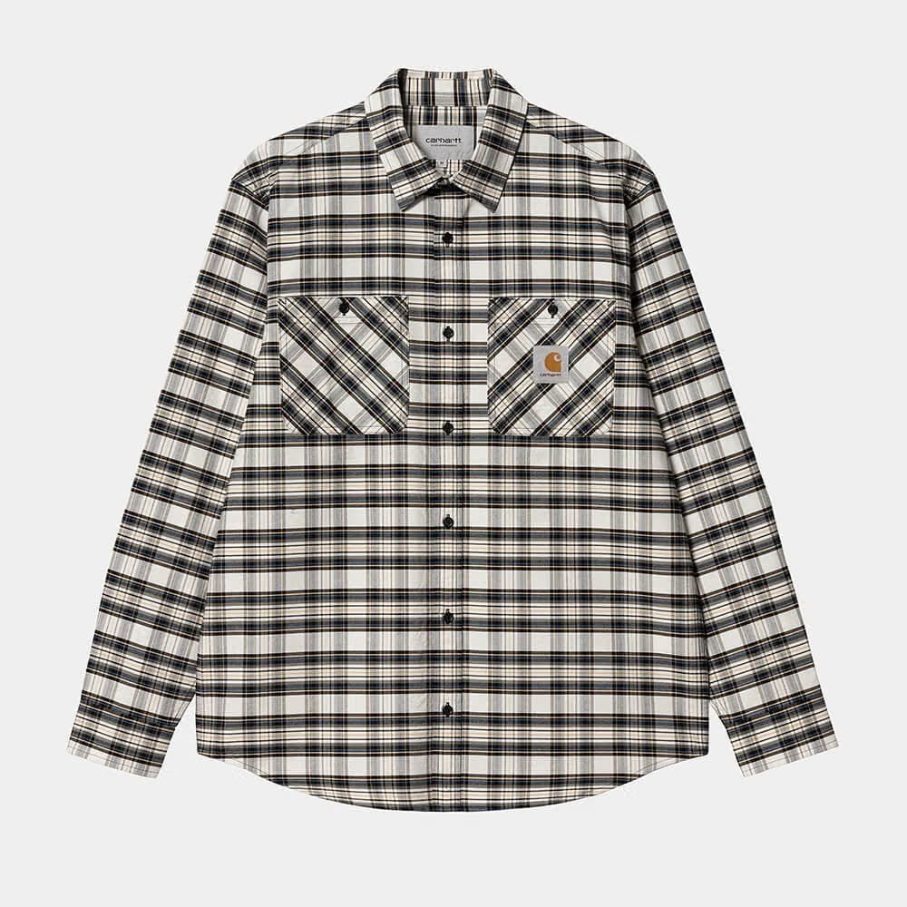 Carhartt Work in Progress Carhartt WIP L/S Solander Shirt - Solander Check, Wax