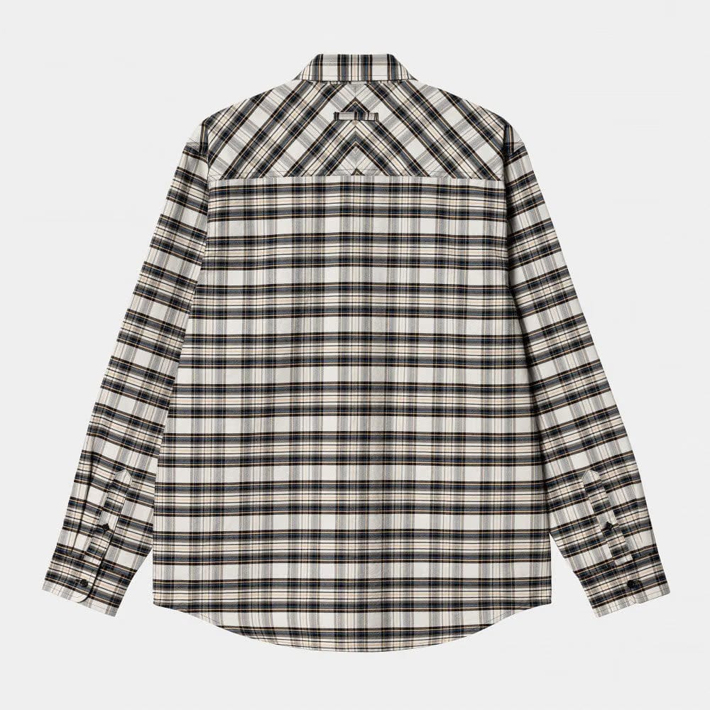Carhartt Work in Progress Carhartt WIP L/S Solander Shirt - Solander Check, Wax