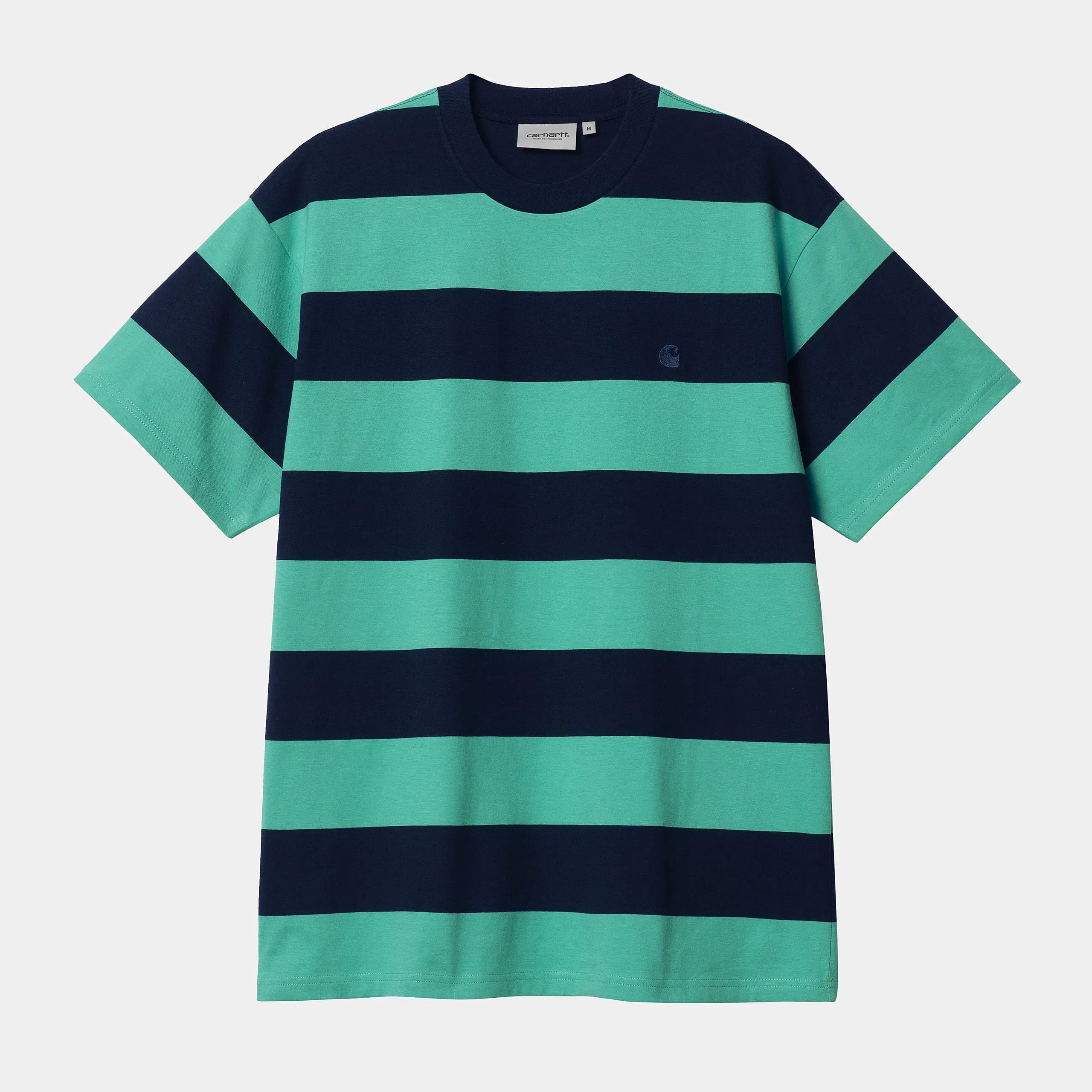 Carhartt Work in Progress Carhartt WIP S/S Dampier T-Shirt - Dark Navy / Aqua Green