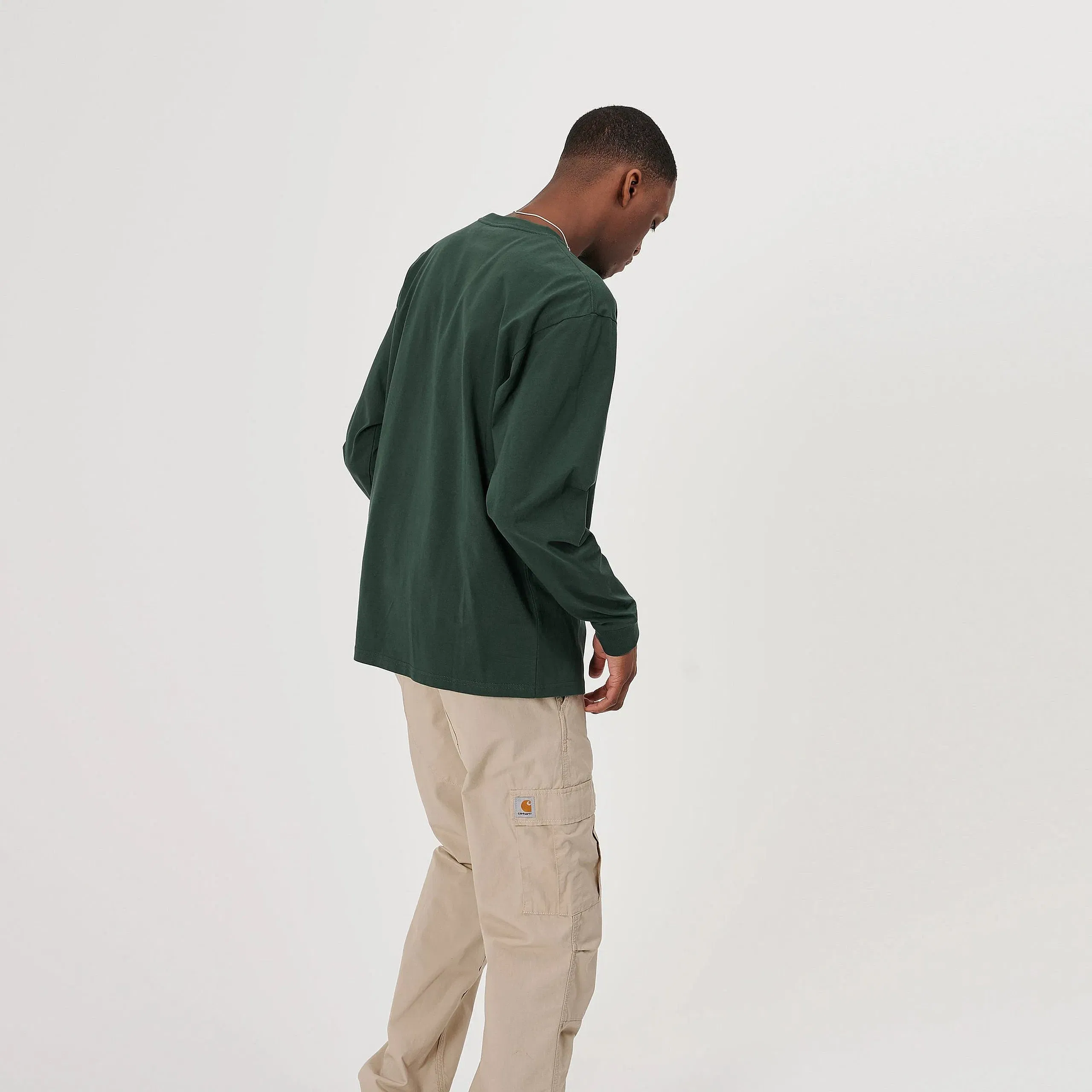 Carhartt Work in Progress Carhartt WIP L/S Chase T-Shirt - Treehouse / Gold