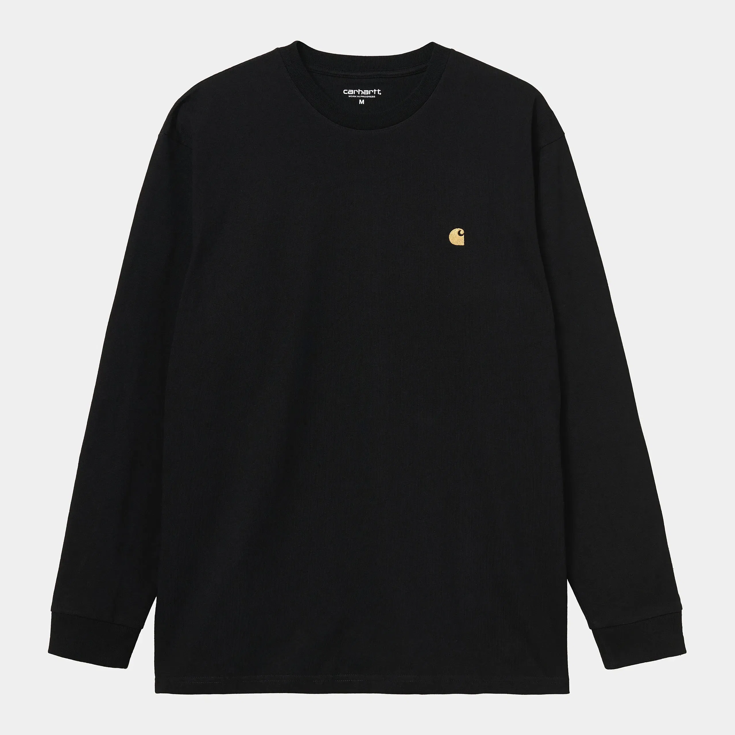 Carhartt Work in Progress Carhartt WIP L/S Chase T-Shirt – Black / Gold (I026392)