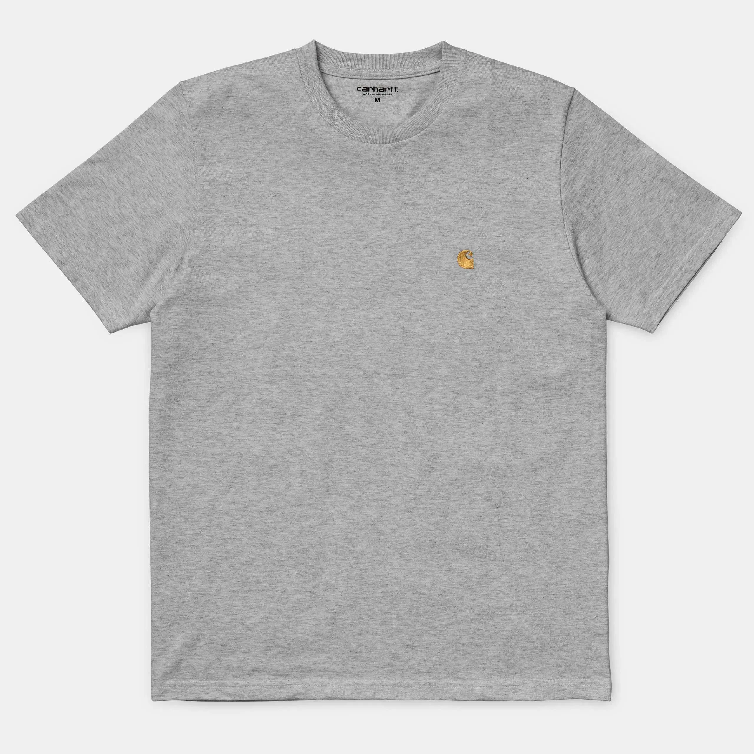 Carhartt Work in Progress Carhartt WIP S/S Chase T-Shirt - Grey Heather / Gold
