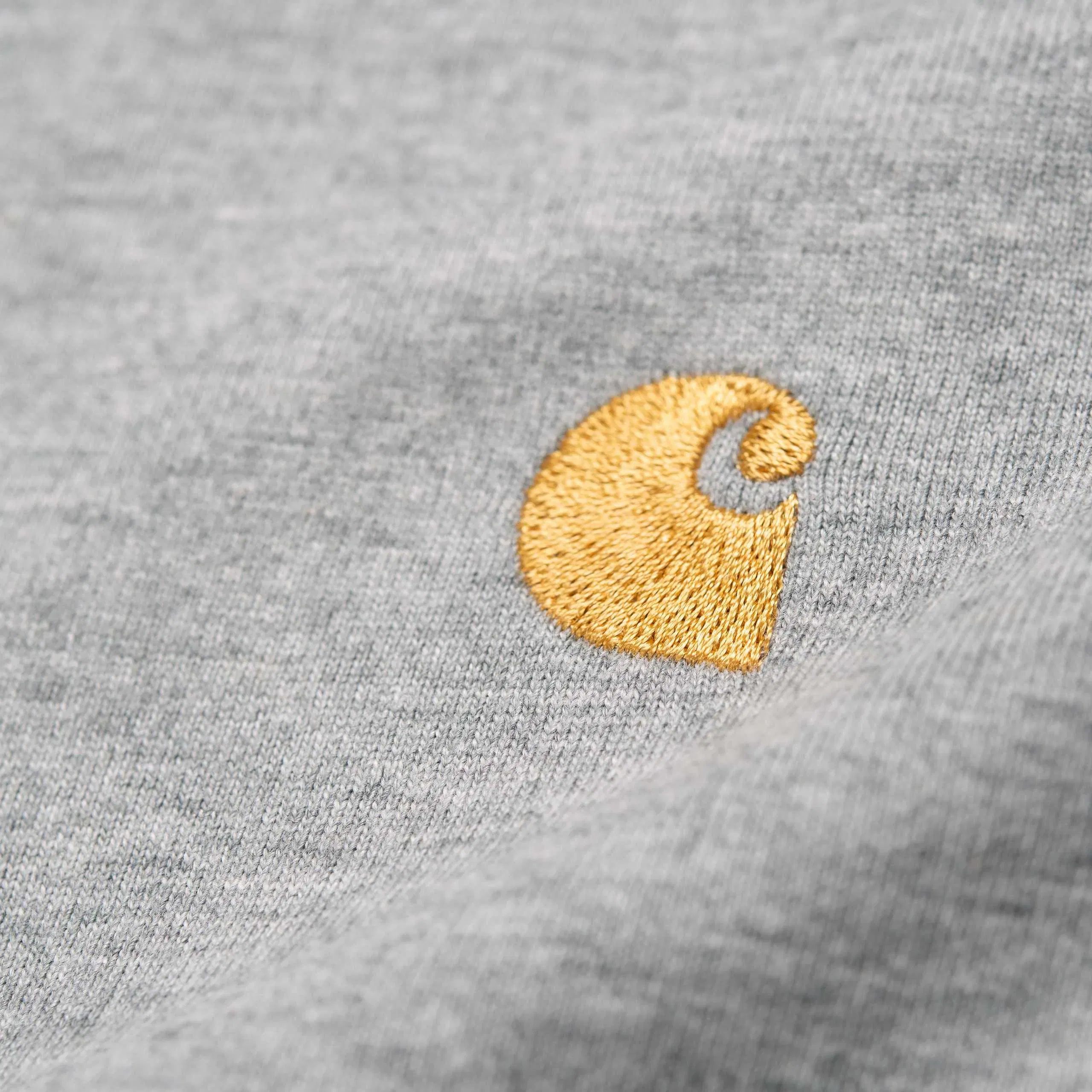 Carhartt Work in Progress Carhartt WIP S/S Chase T-Shirt - Grey Heather / Gold