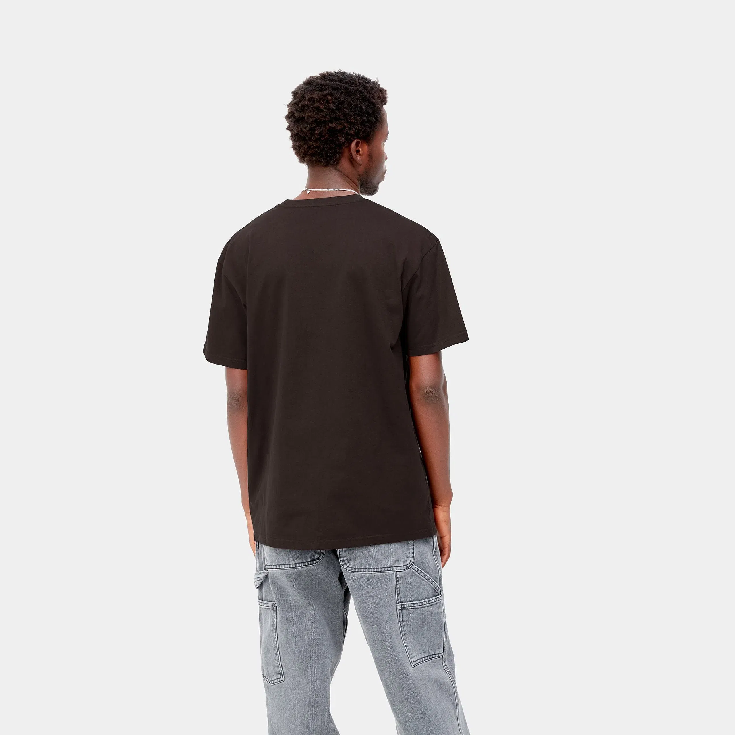 Carhartt Work in Progress Carhartt WIP S/S Chase T-Shirt - Dark Umber / Gold