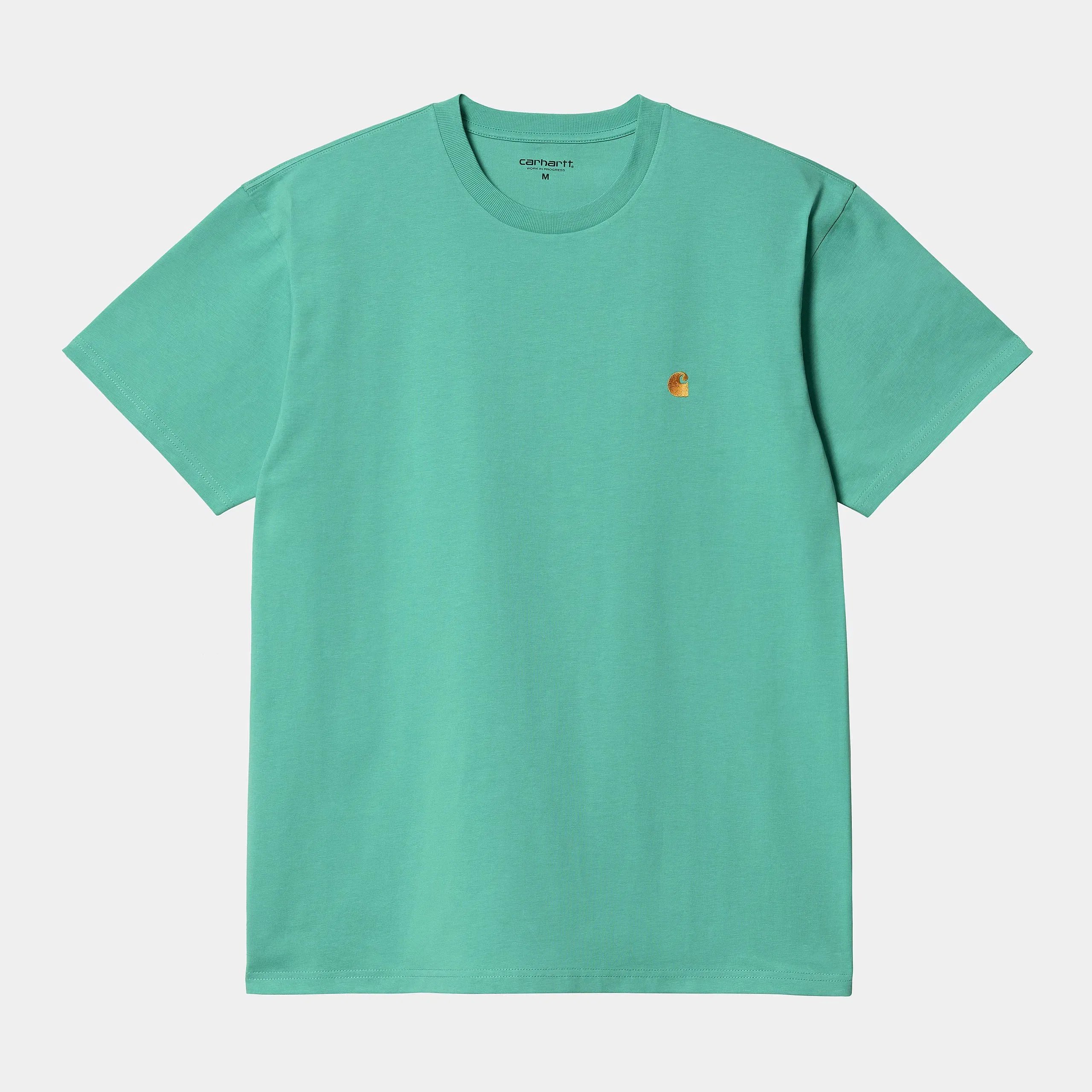 Carhartt Work in Progress Carhartt WIP S/S Chase T-Shirt - Aqua Green / Gold