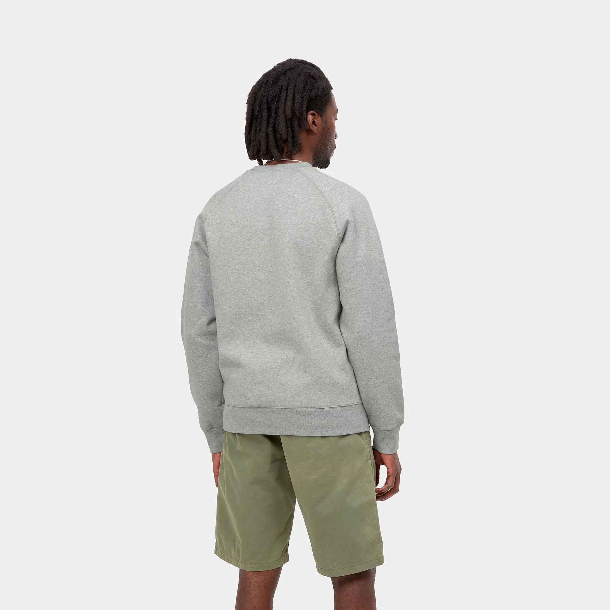 Carhartt Work in Progress Carhartt WIP Chase Crewneck Sweatshirt - Grau (Grey Heather)