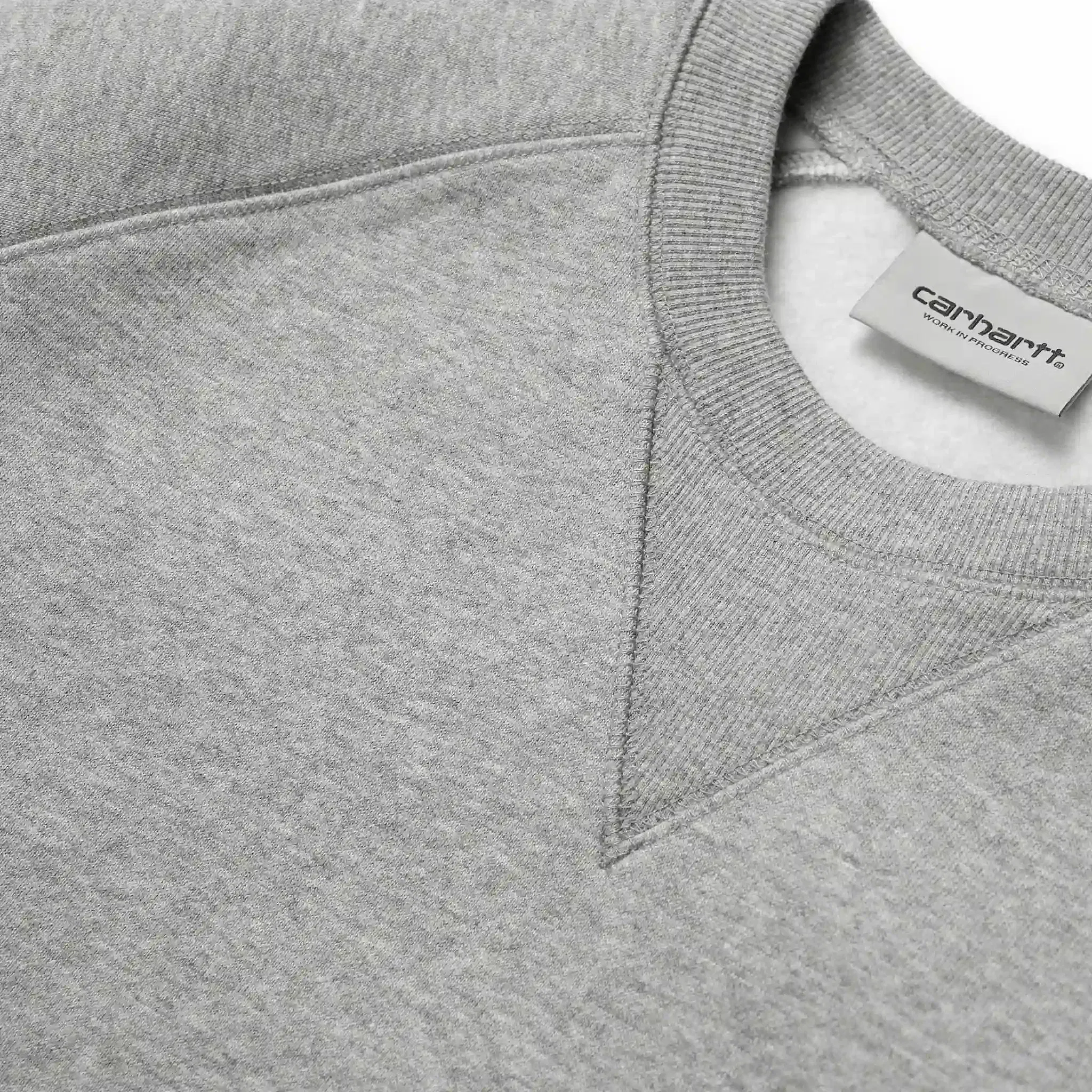 Carhartt Work in Progress Carhartt WIP Chase Crewneck Sweatshirt - Grau (Grey Heather)