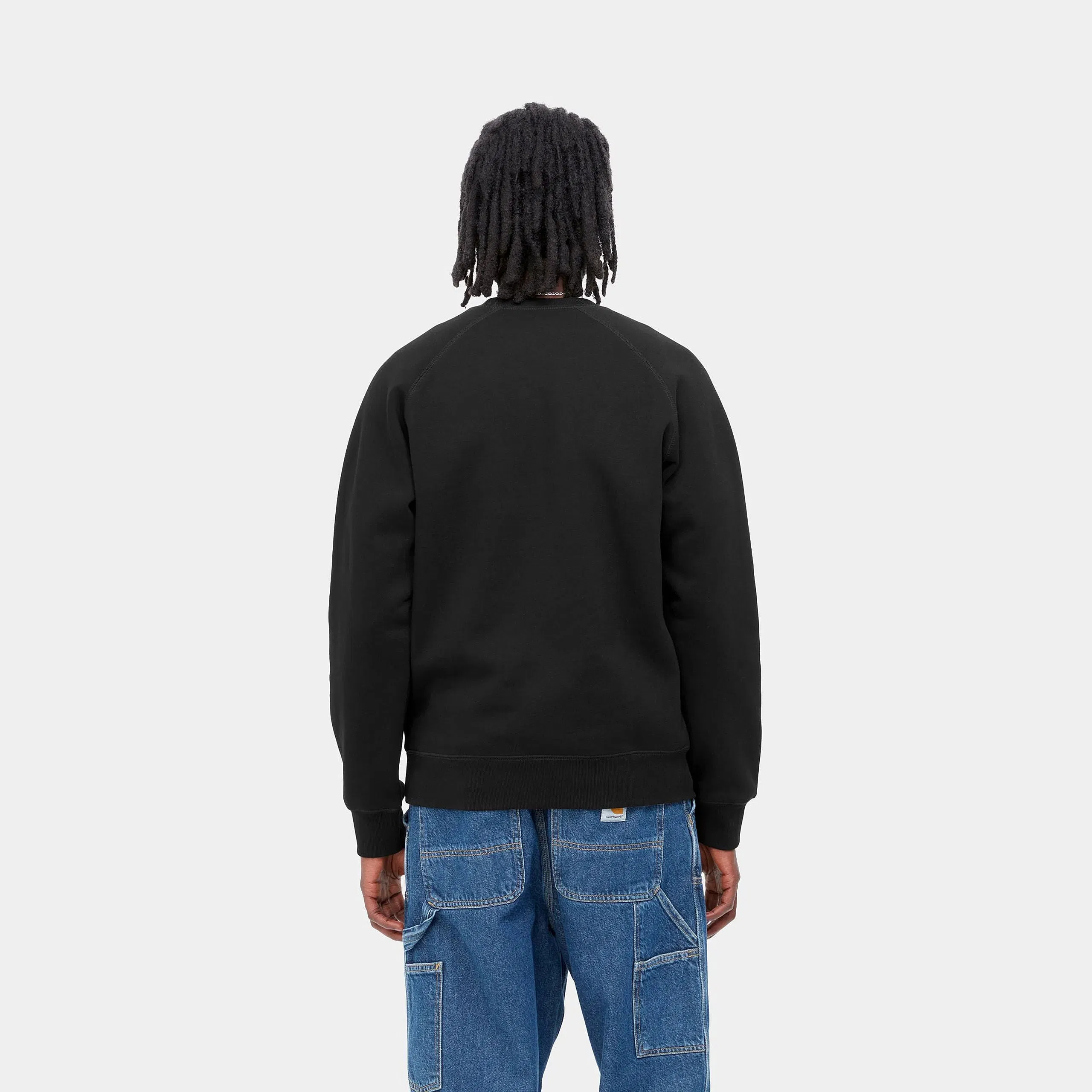 Carhartt Work in Progress Carhartt WIP Chase Crewneck Sweatshirt - Schwarz (Black/Gold)