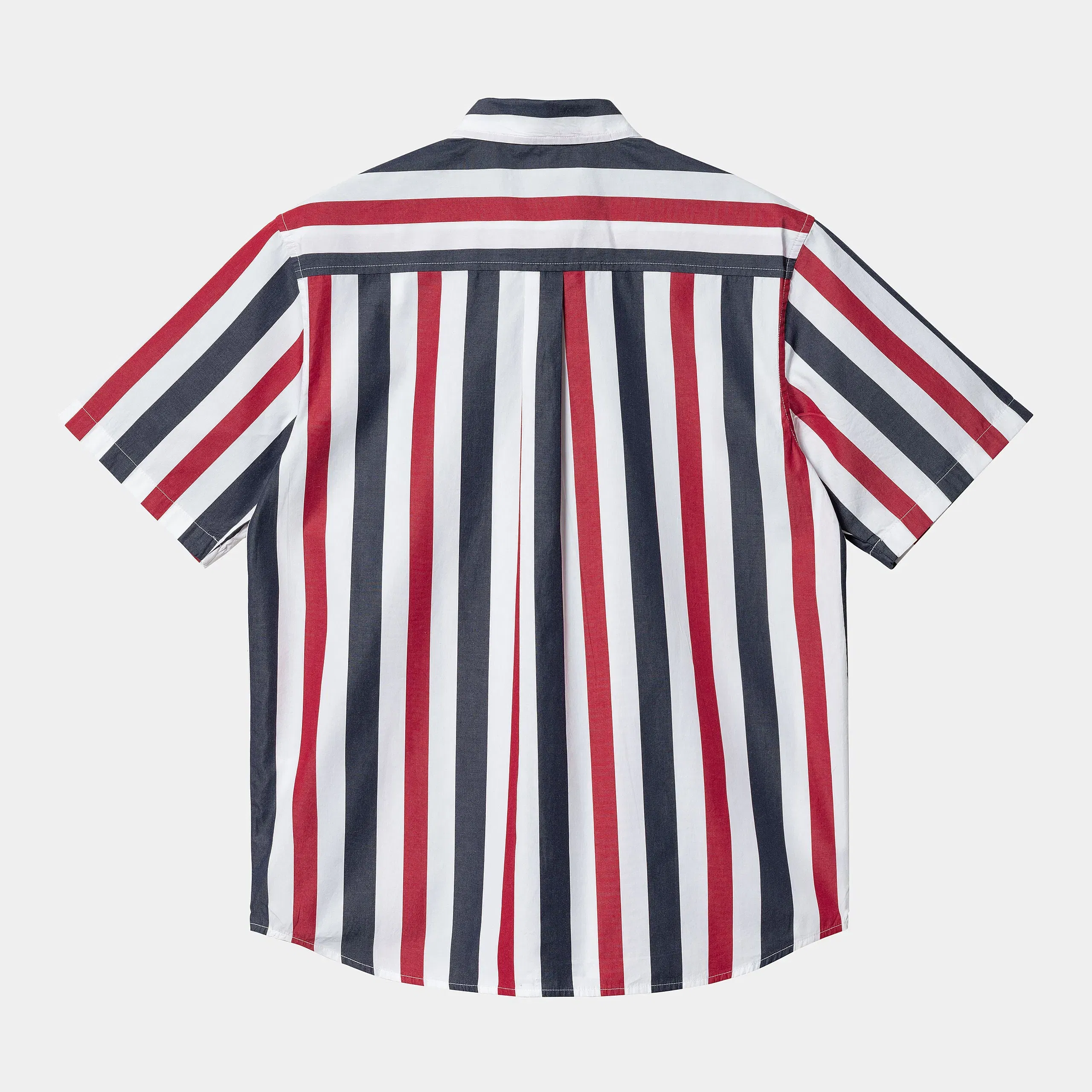 Carhartt Work in Progress Carhartt WIP S/S Elcano Shirt - Elcano Stripe, Arcade / Dark Navy