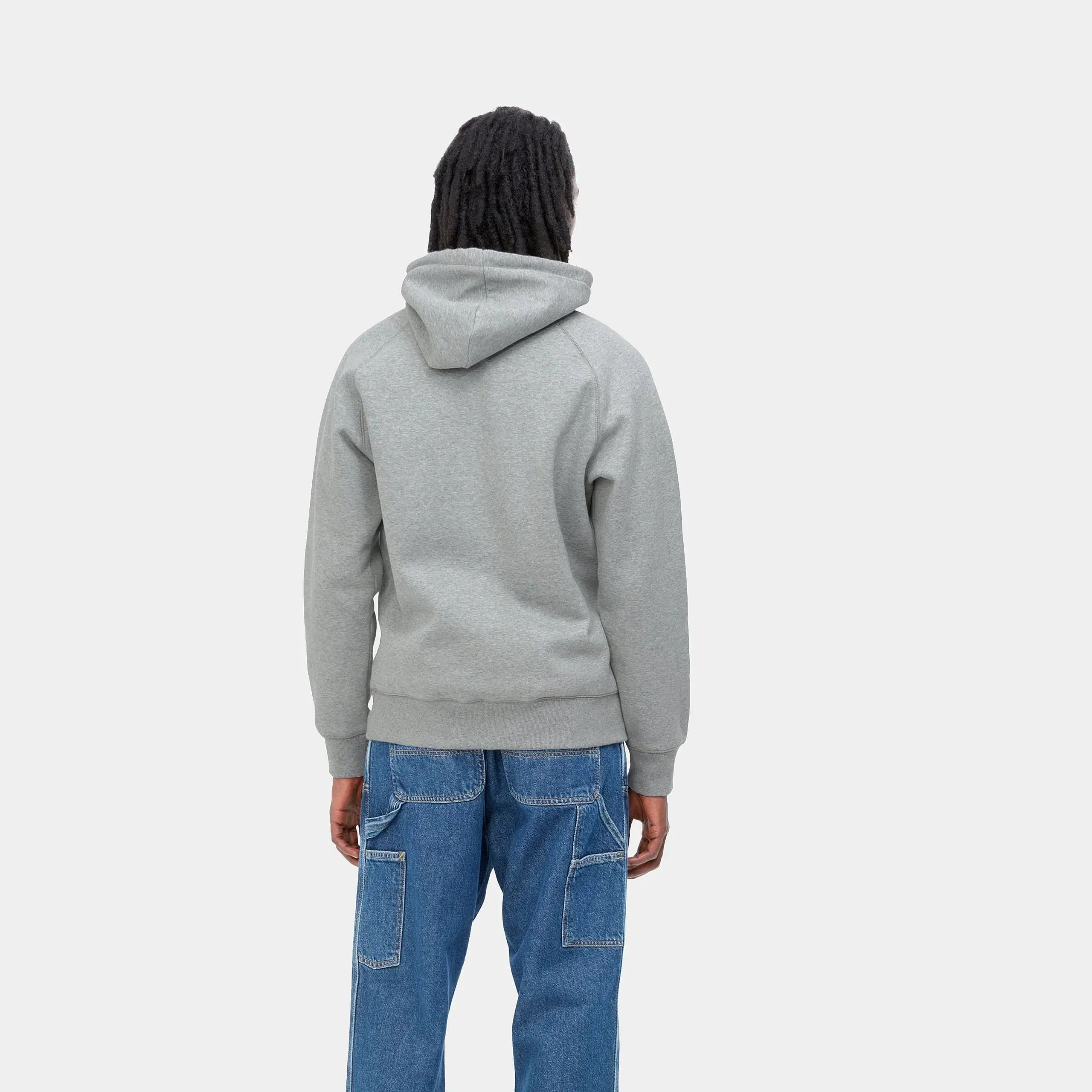 Carhartt Work in Progress Carhartt WIP Chase Hoodie – Grau (Grey Heather)