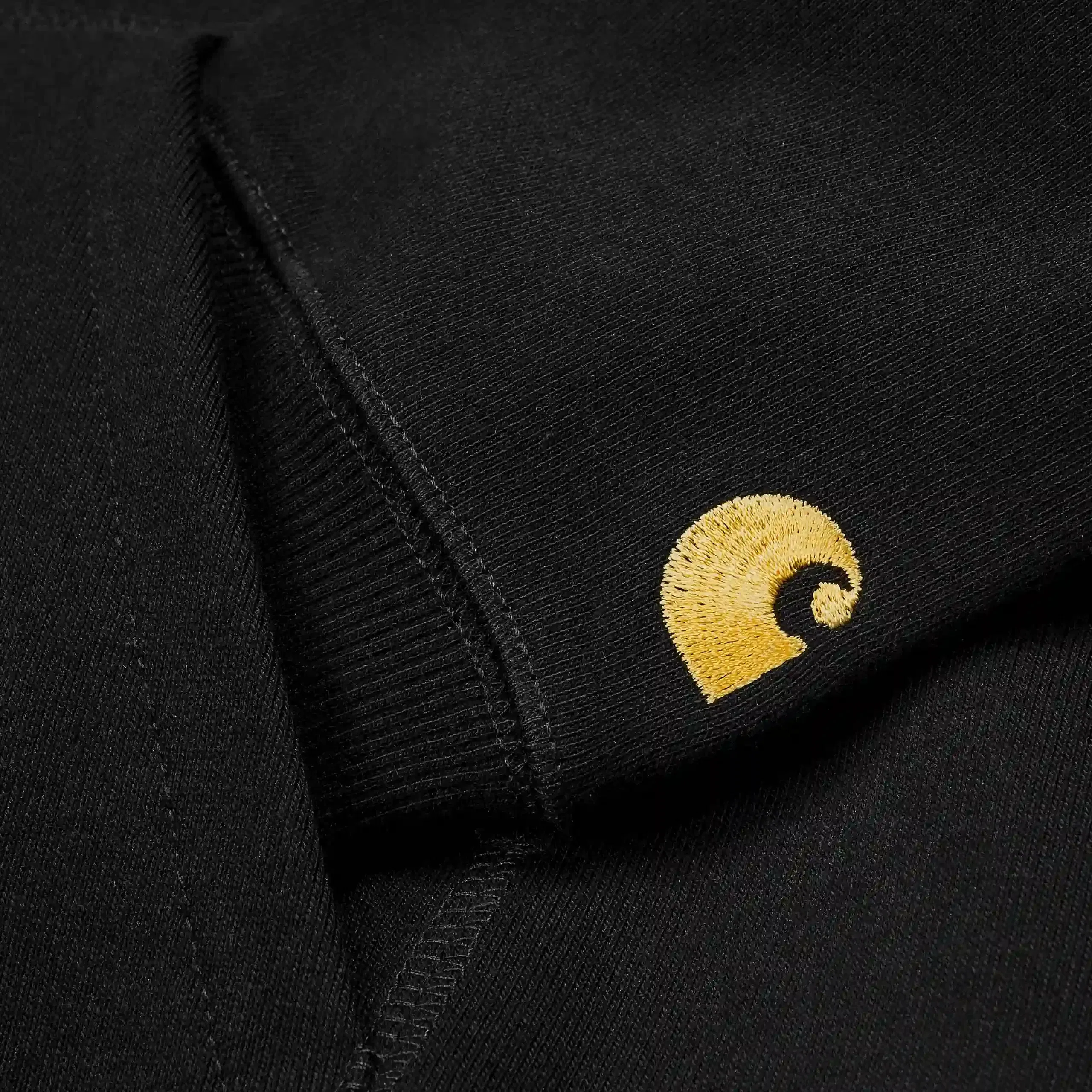 Carhartt Work in Progress Carhartt WIP Chase Hoodie - Schwarz (Black / Gold)