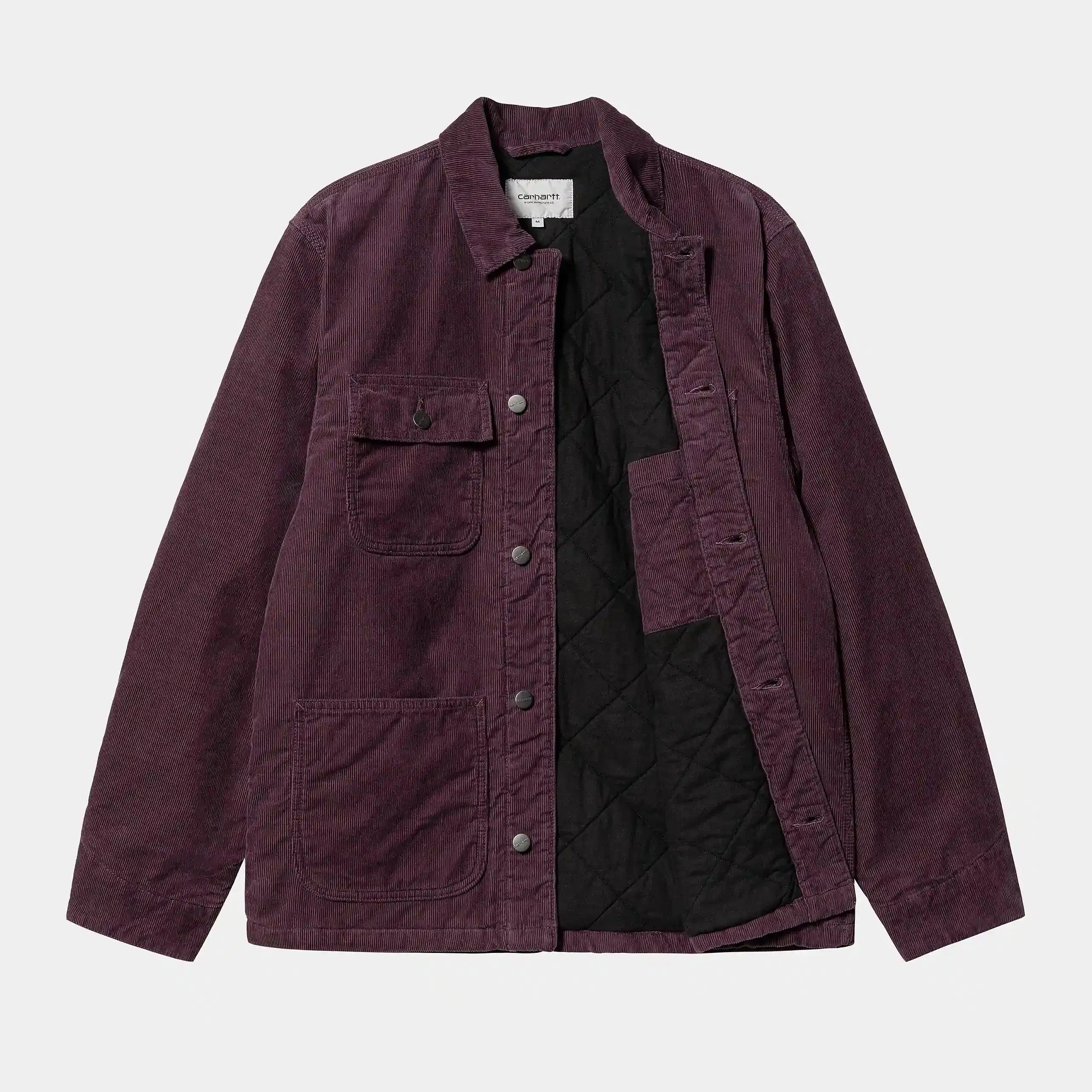 Carhartt Work in Progress Carhartt WIP Michigan Coat - Dark Plum (rinsed)