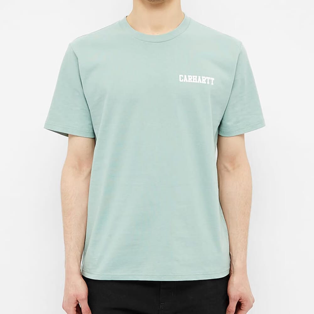 Carhartt Work in Progress Carhartt WIP S/S College Script T-Shirt - Zola / White