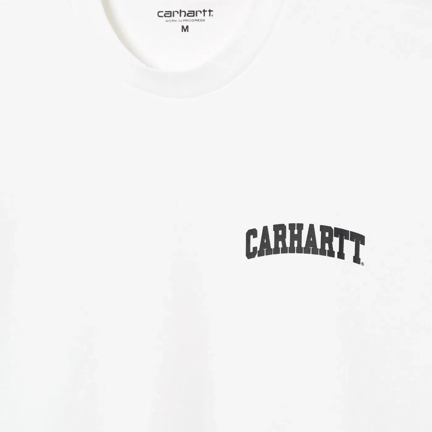 Carhartt Work in Progress Carhartt WIP S/S University Script T-Shirt - White / Black