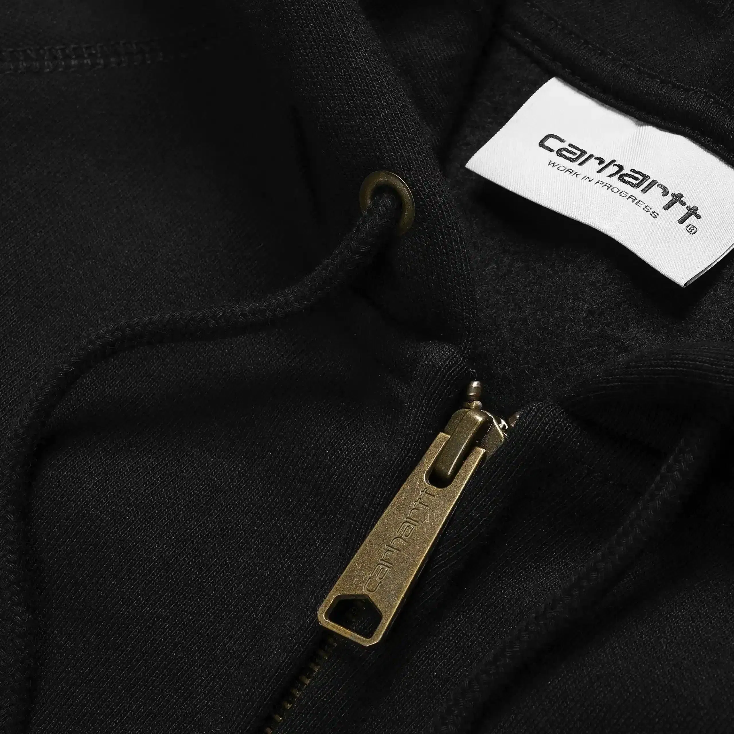 Carhartt Work in Progress Carhartt WIP Chase Zip Hoodie - Schwarz (Black / Gold)