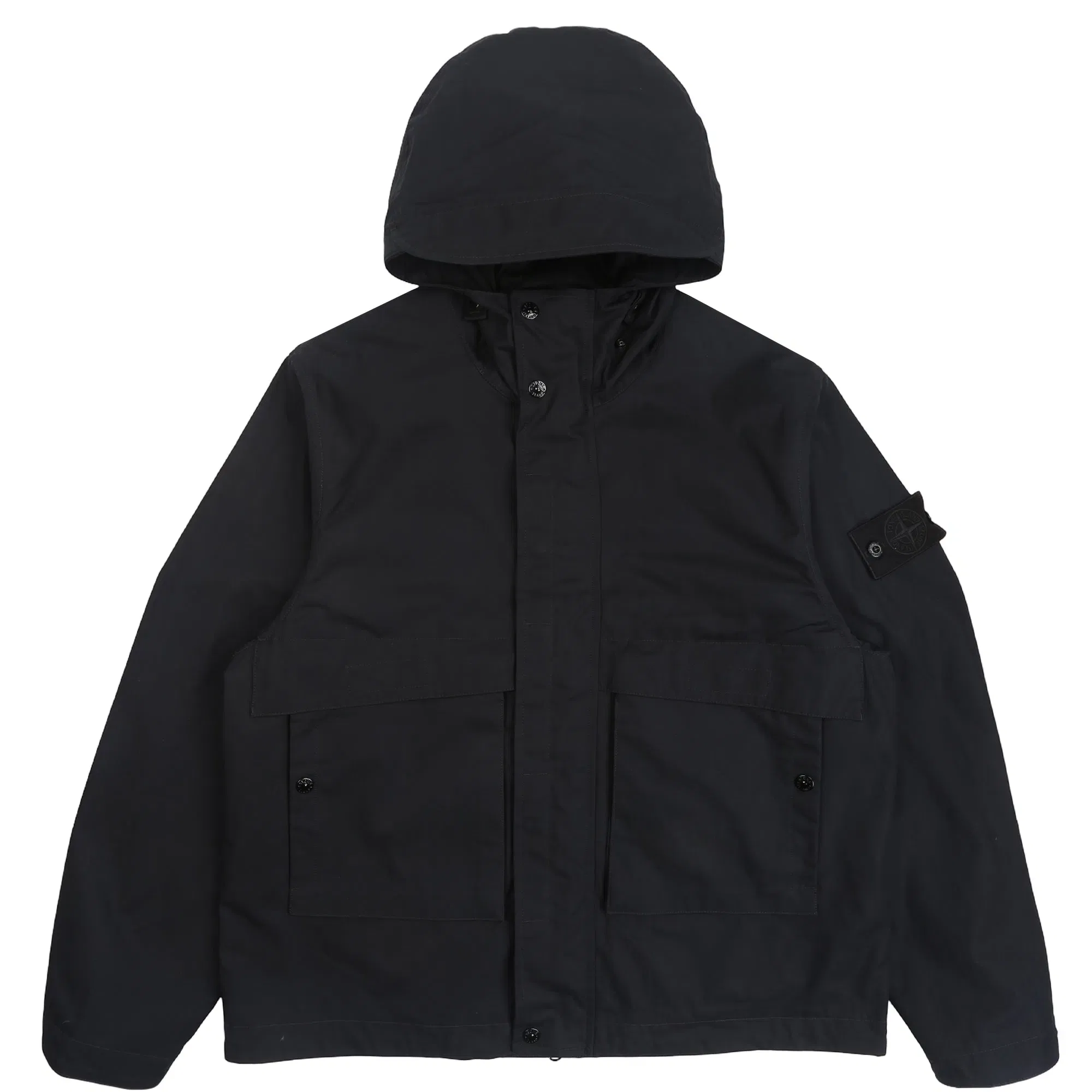 Stone Island Q100025 Short Parka - Black