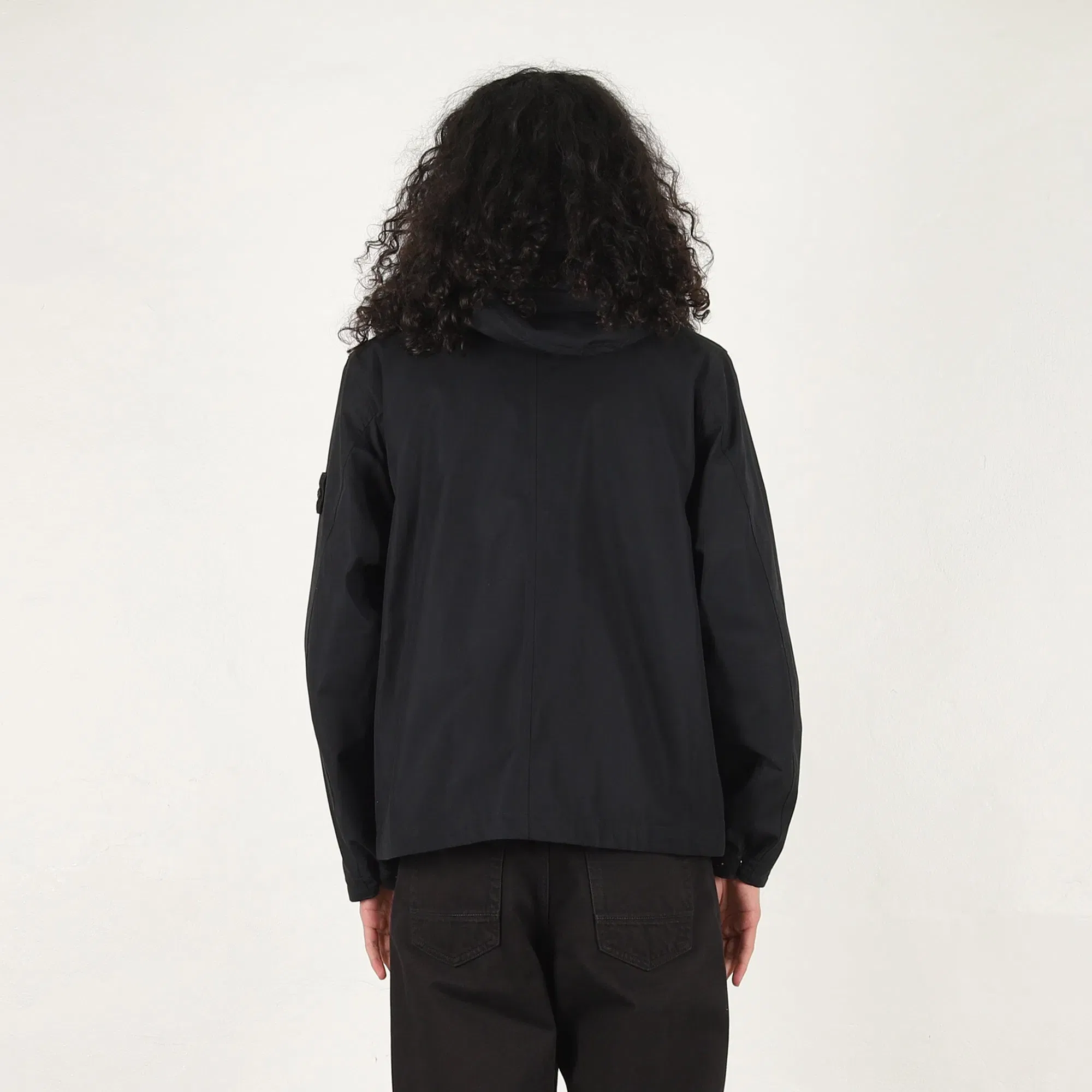 Stone Island Q100025 Short Parka - Black