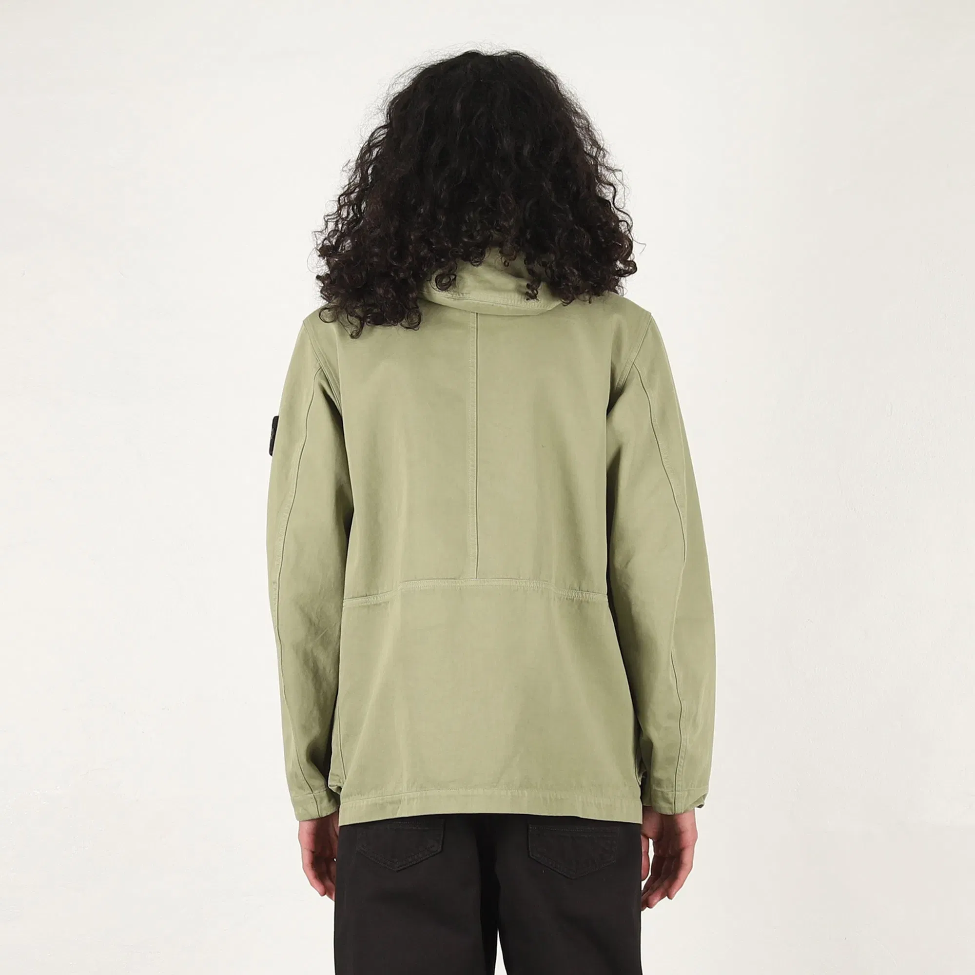 Stone Island Q100001 Short Parka - Laurel Green