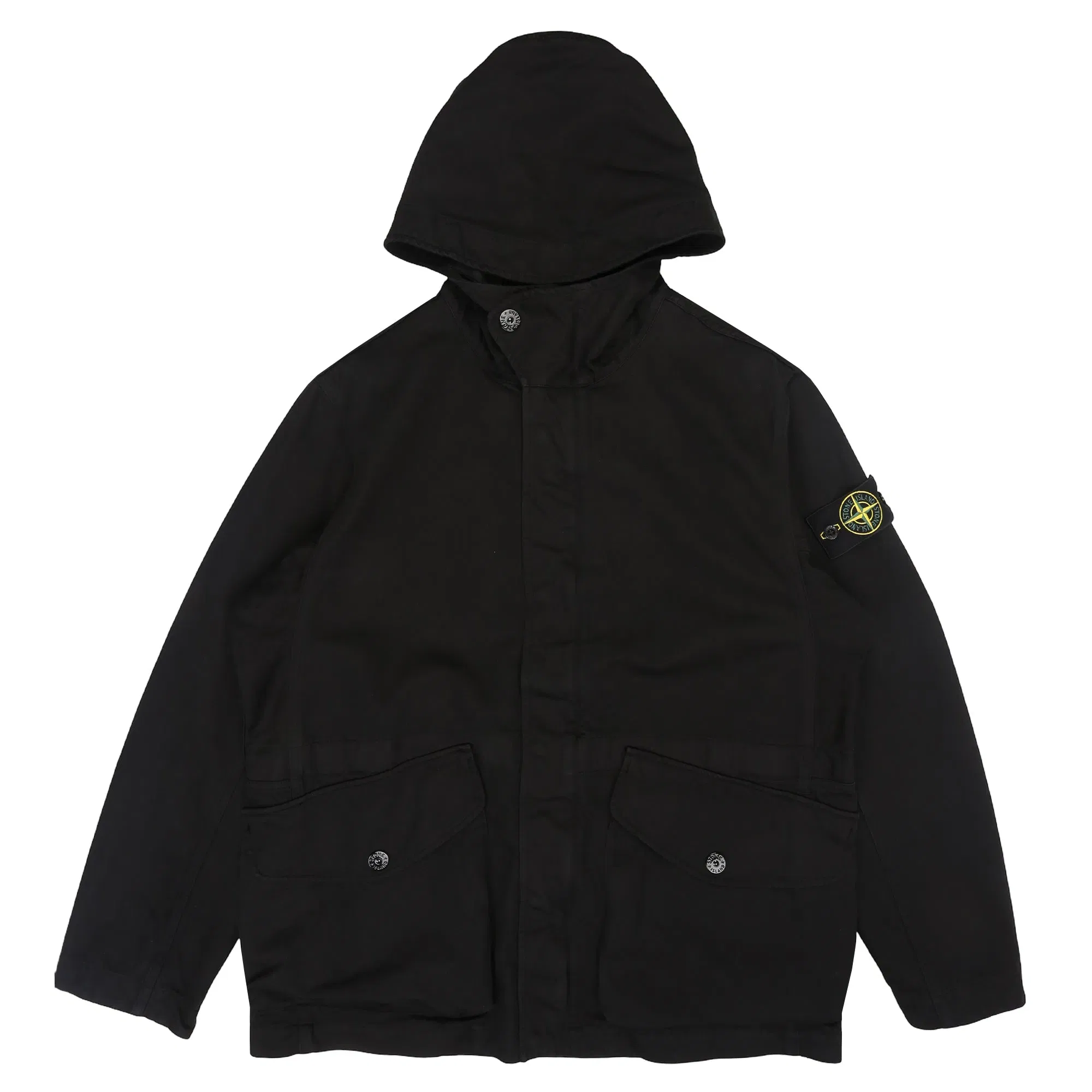 Stone Island Q100001 Short Parka - Black