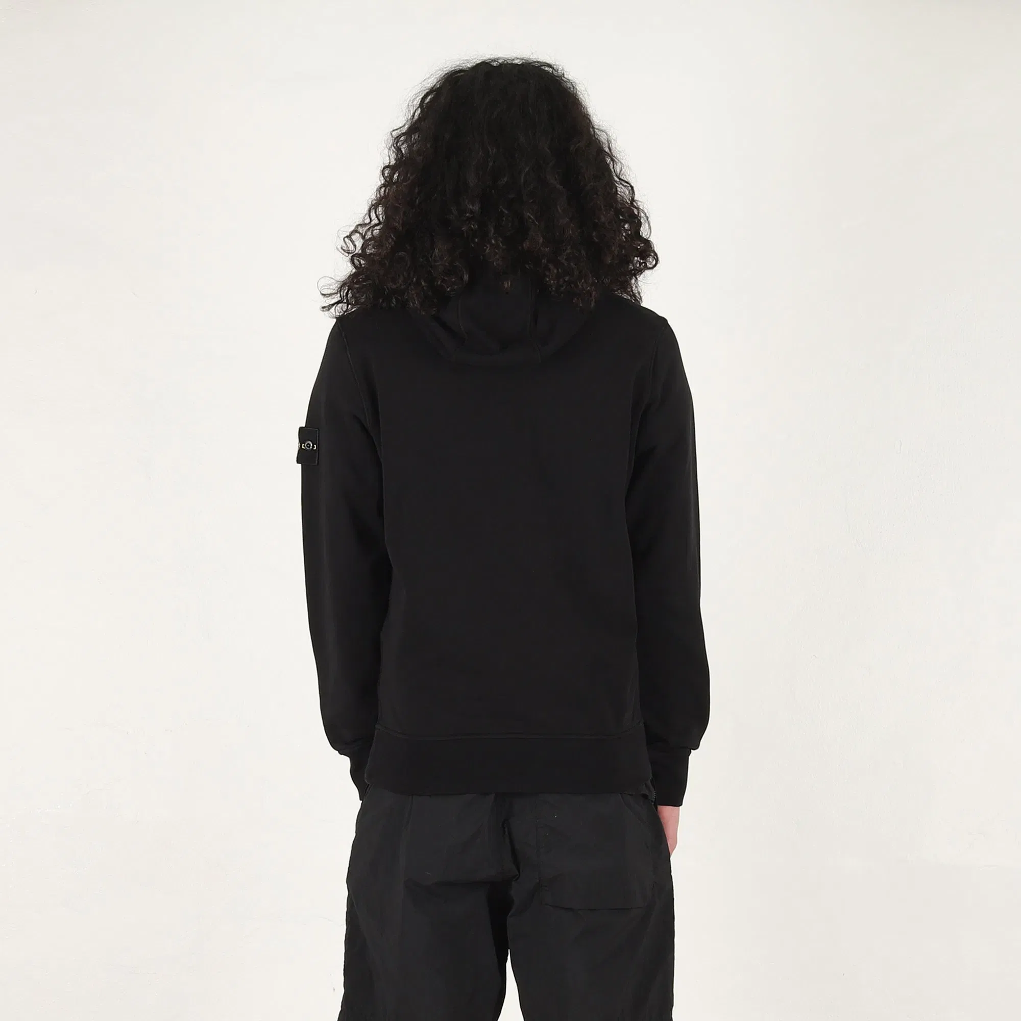 Stone Island 6100062 Hoodie Sweater - Black