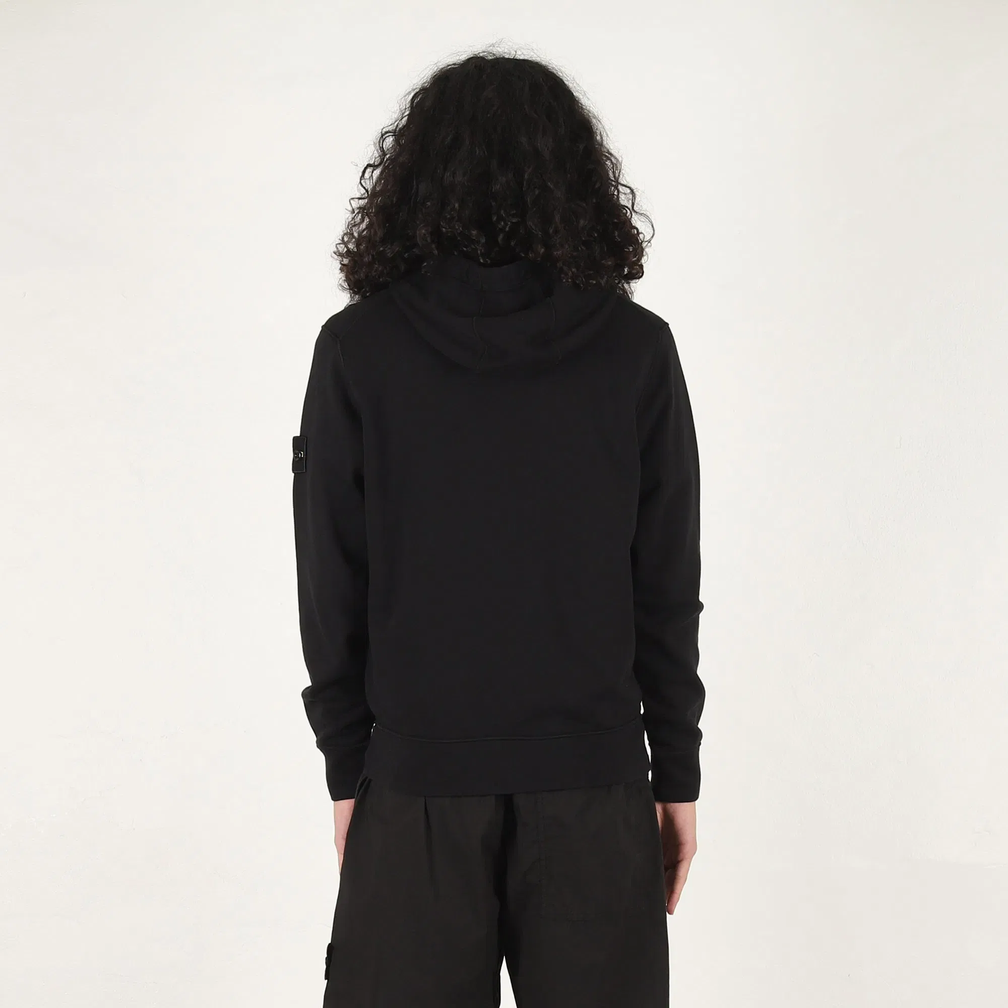 Stone Island 6100061 Hoodie Sweater - Black