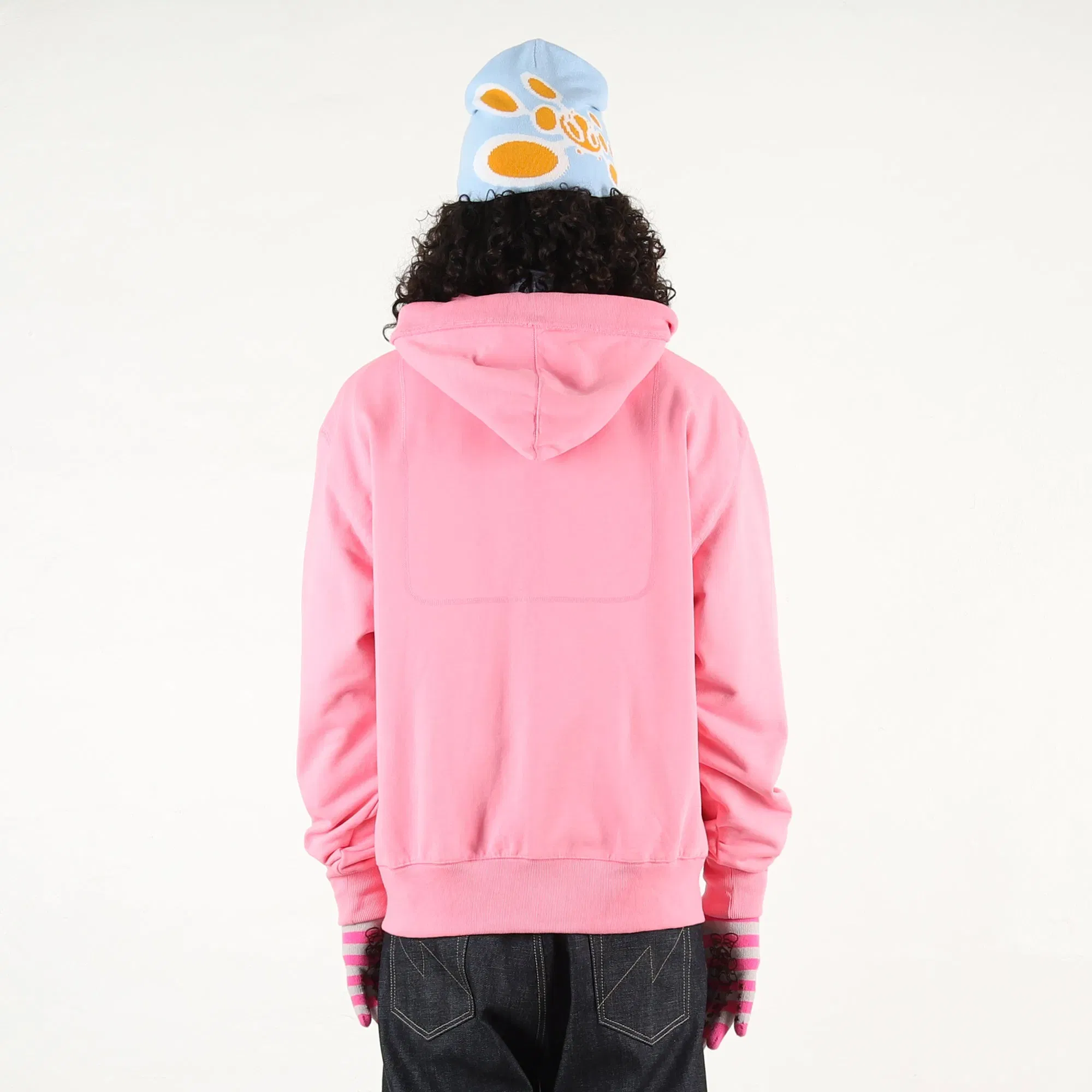 Happy99 Angel99 Zip Up Hoodie - Pink