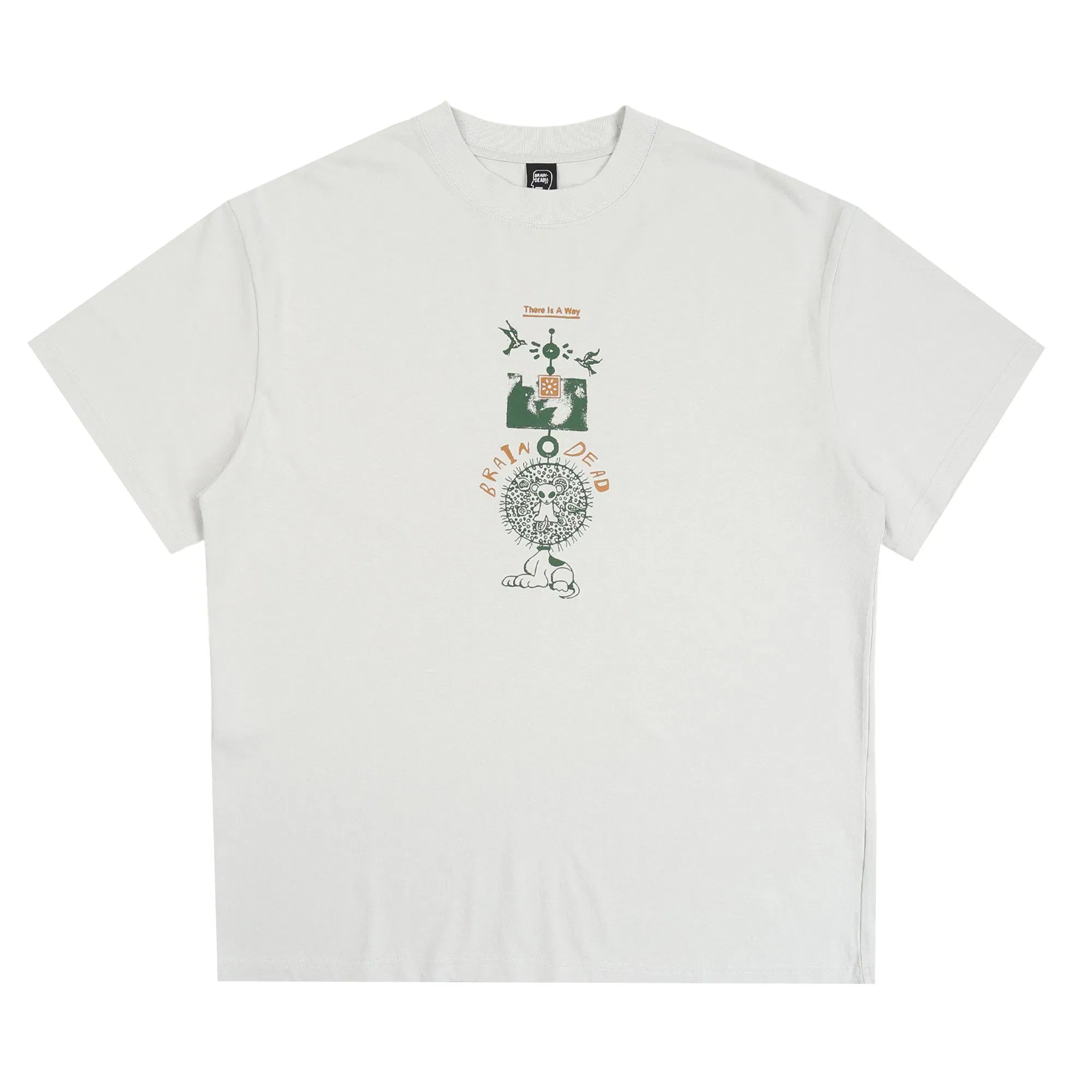 Brain Dead There Is A Way T-Shirt - Grey
