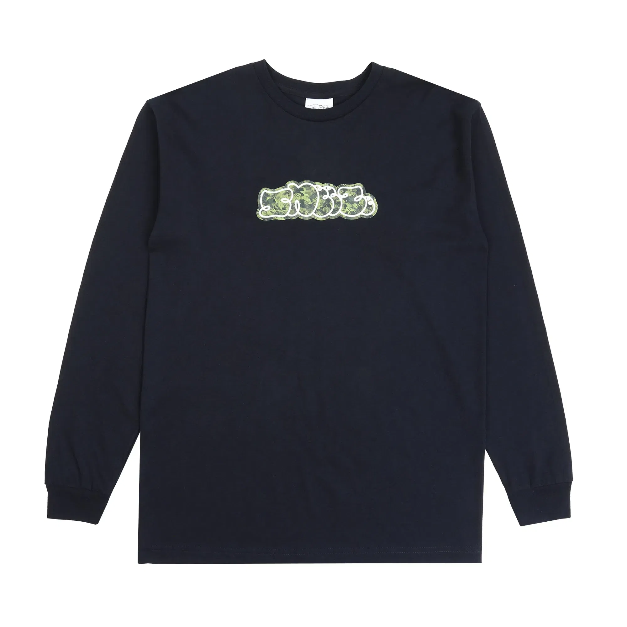 Sneeze Camo Logo LS T-Shirt - Navy