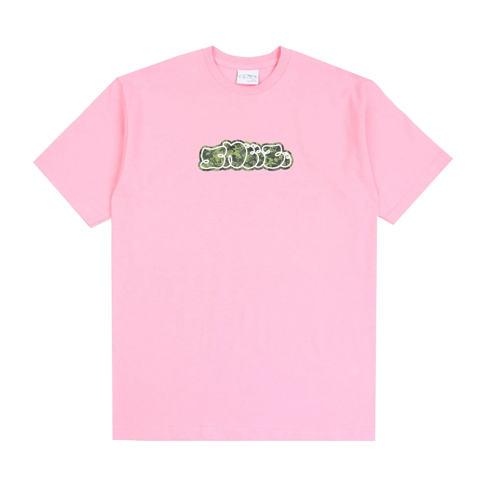 Sneeze Camo Logo T-Shirt - Pink