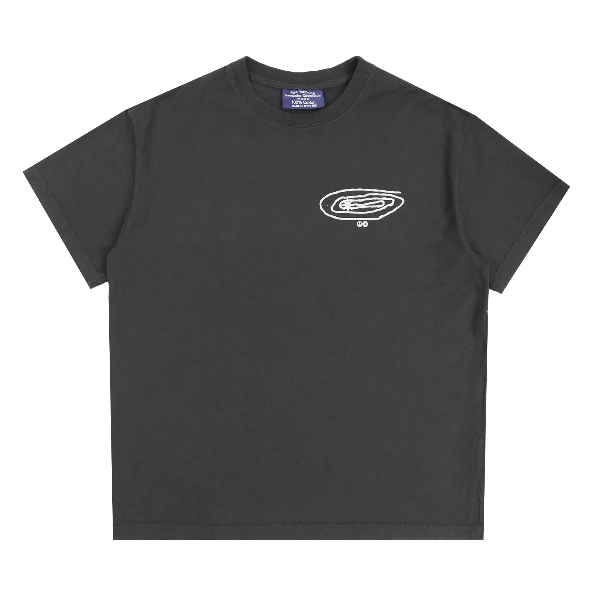 Online Ceramics Shooting Star SS T-Shirt - Off Black