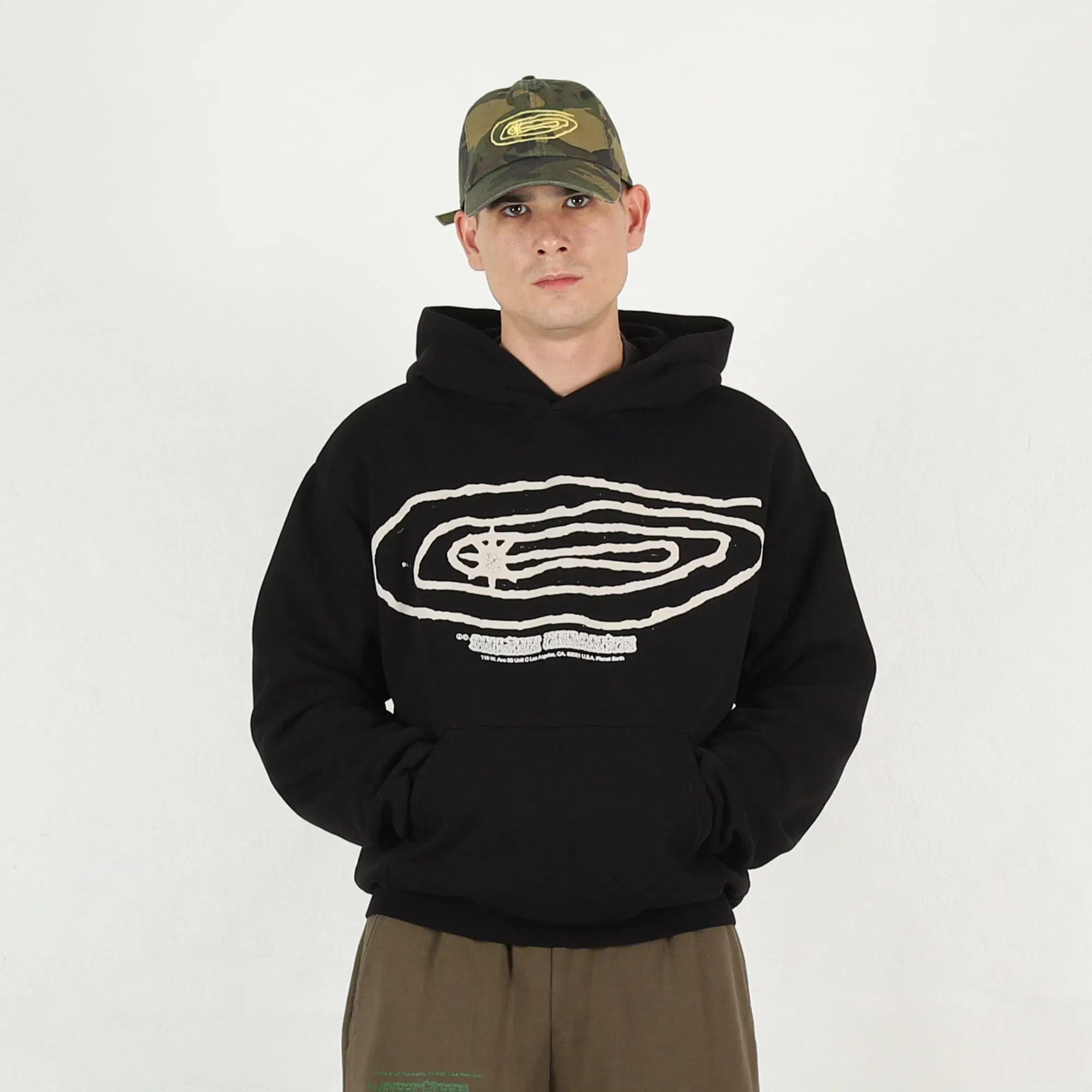 Online Ceramics Shooting Star Hoodie - Black