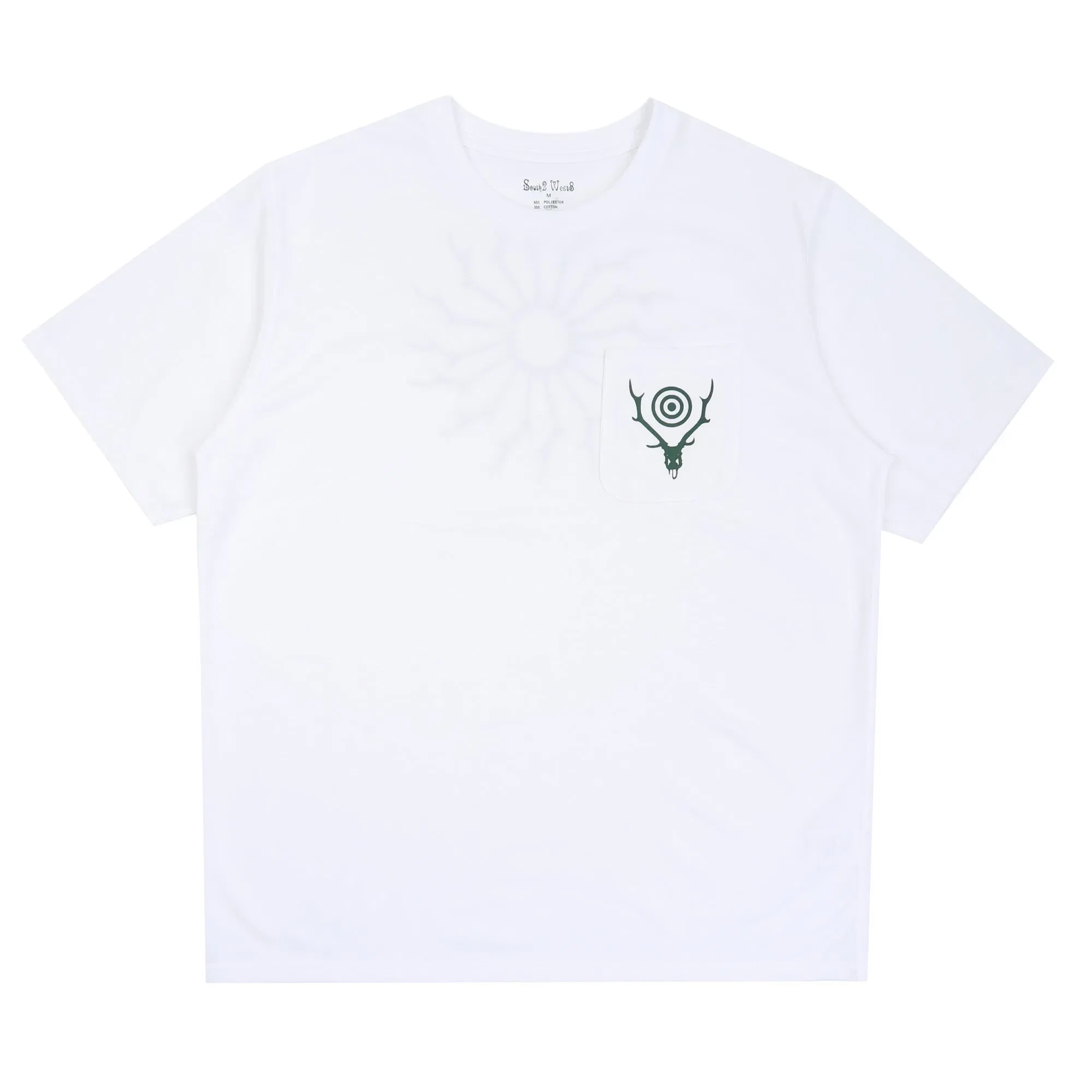 SOUTH2 WEST8 S/S Round Pocket T-Shirt - White