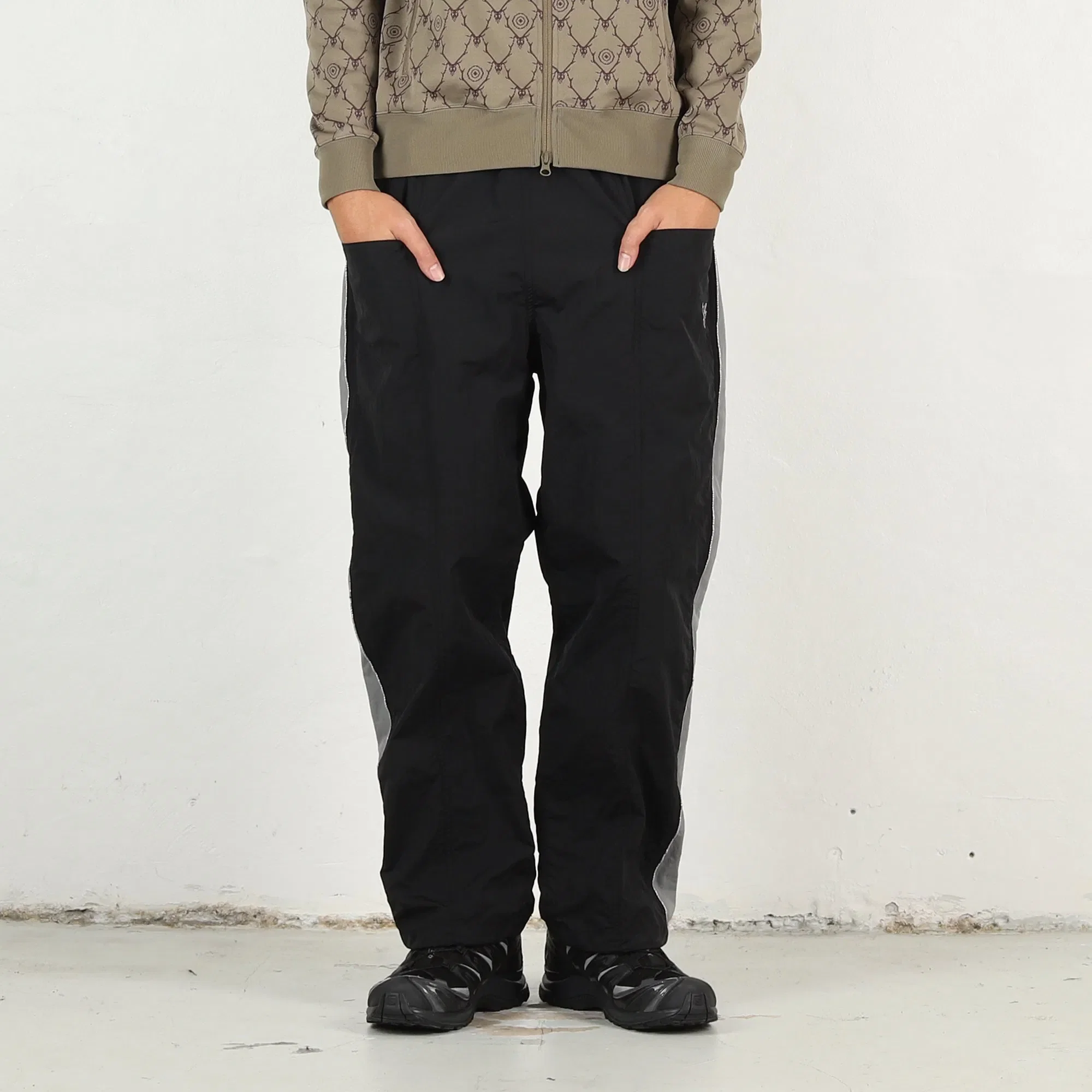 SOUTH2 WEST8 Warm-Up Pant Nylon Tussah - Black
