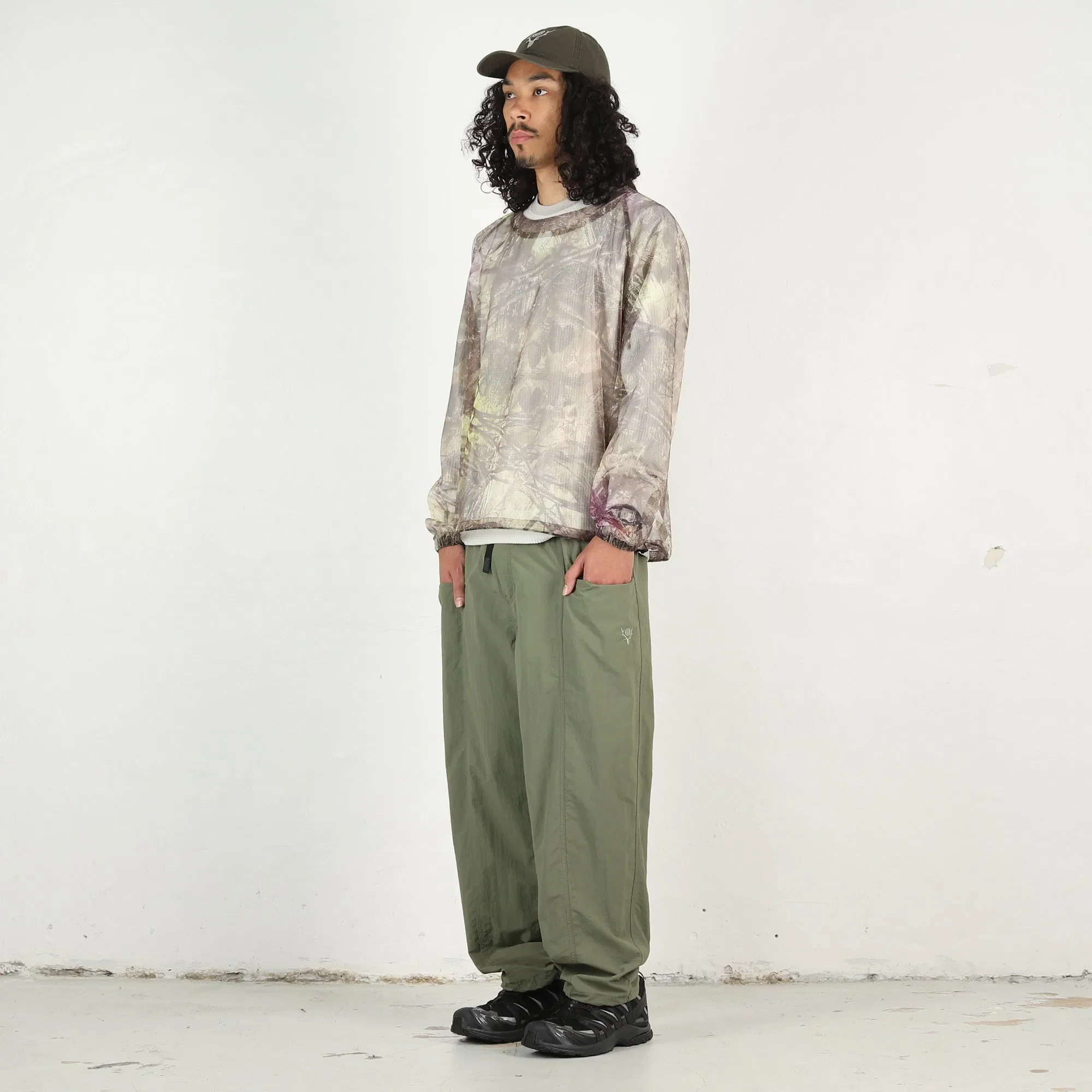 SOUTH2 WEST8 Belted C.S Pant Nylon Ripstop - Olive