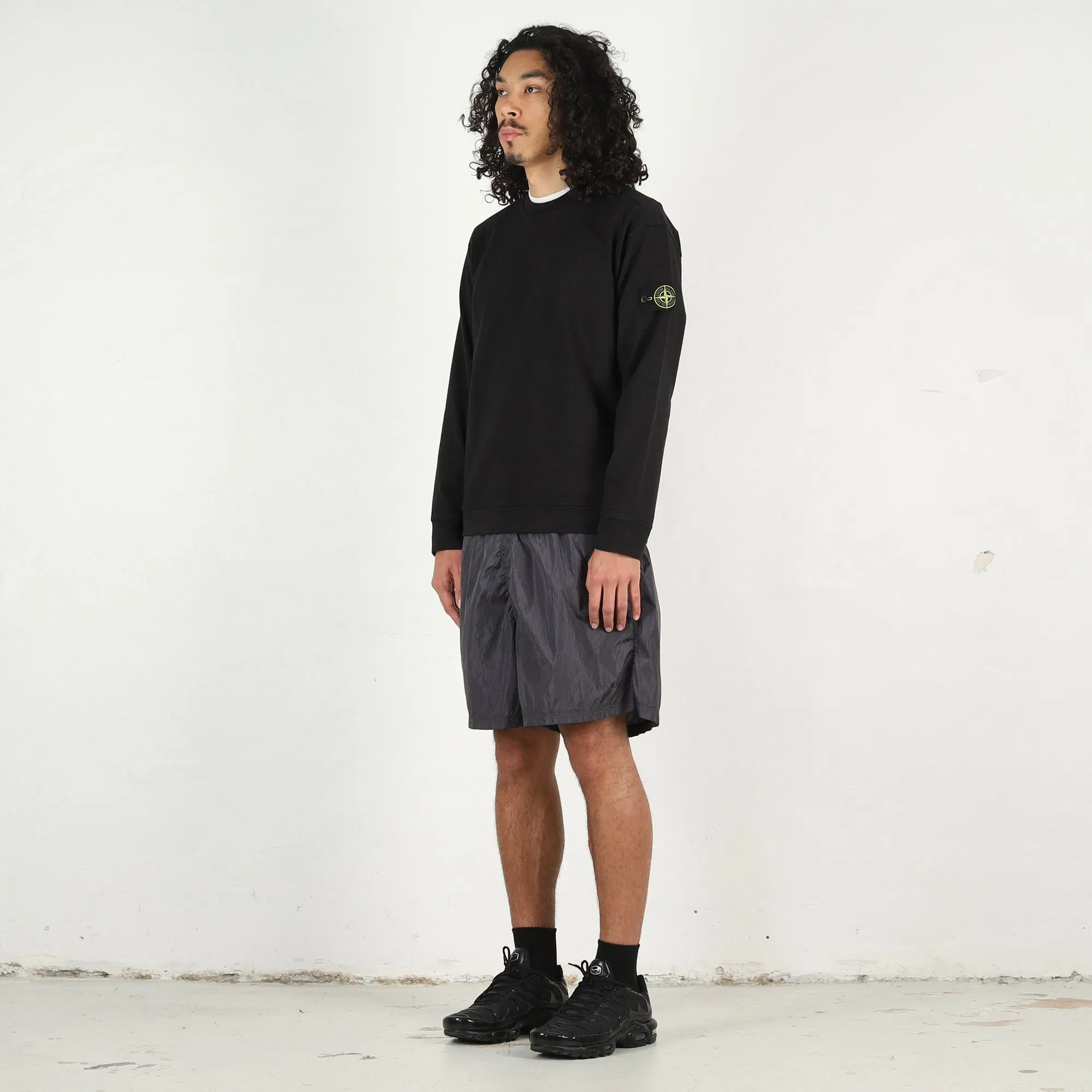 Stone Island B100002 Shorts - Blue Grey