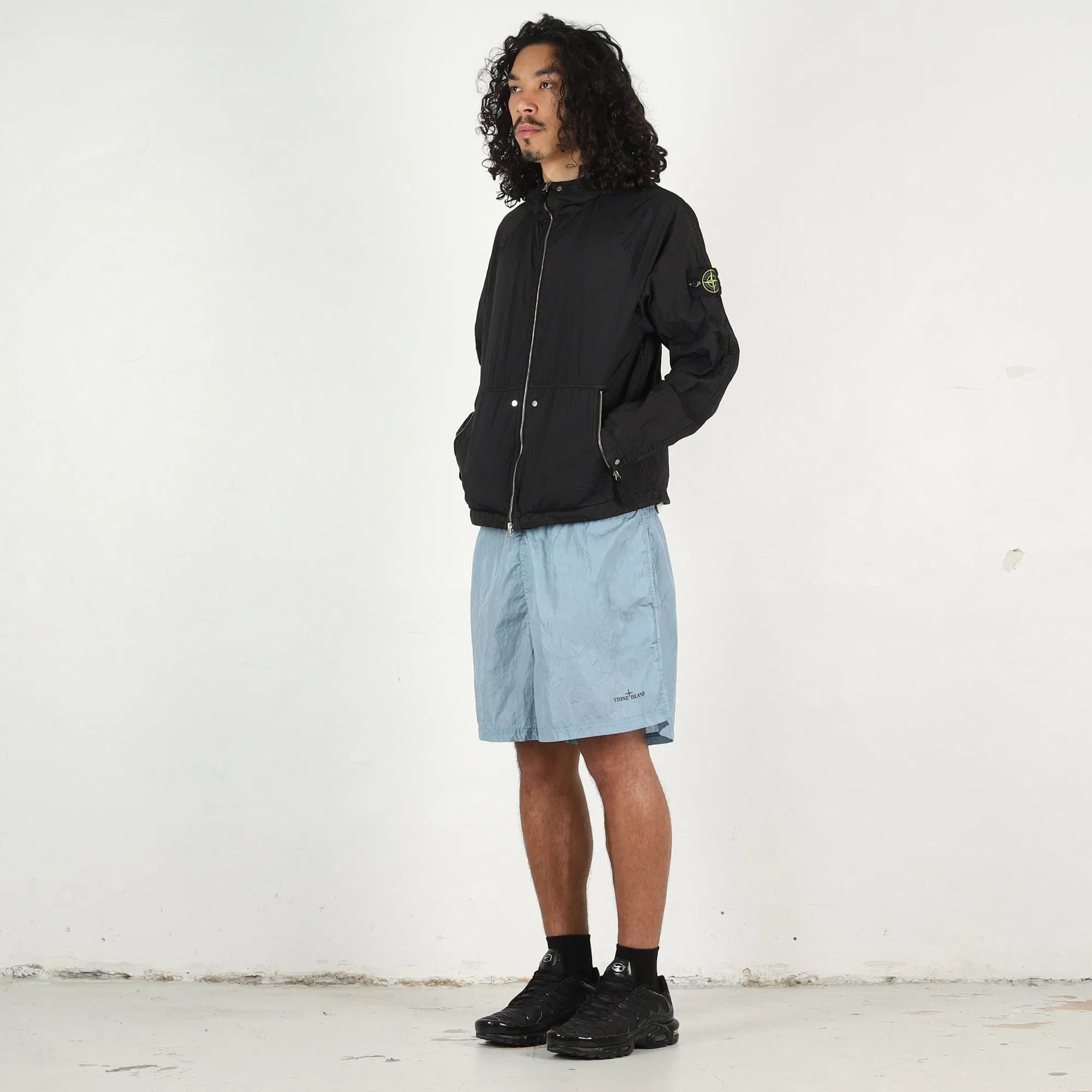 Stone Island 4100119 Short Parka - Black